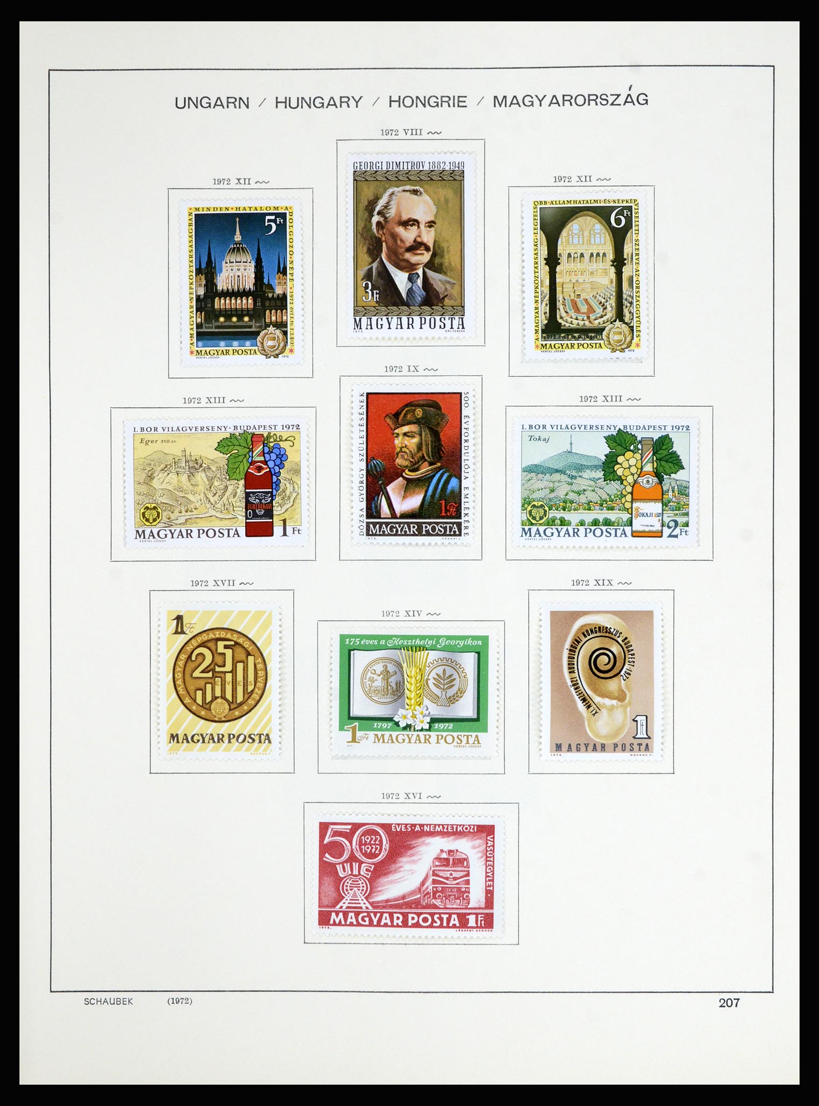 36402 222 - Postzegelverzameling 36402 Hongarije 1871-1974.