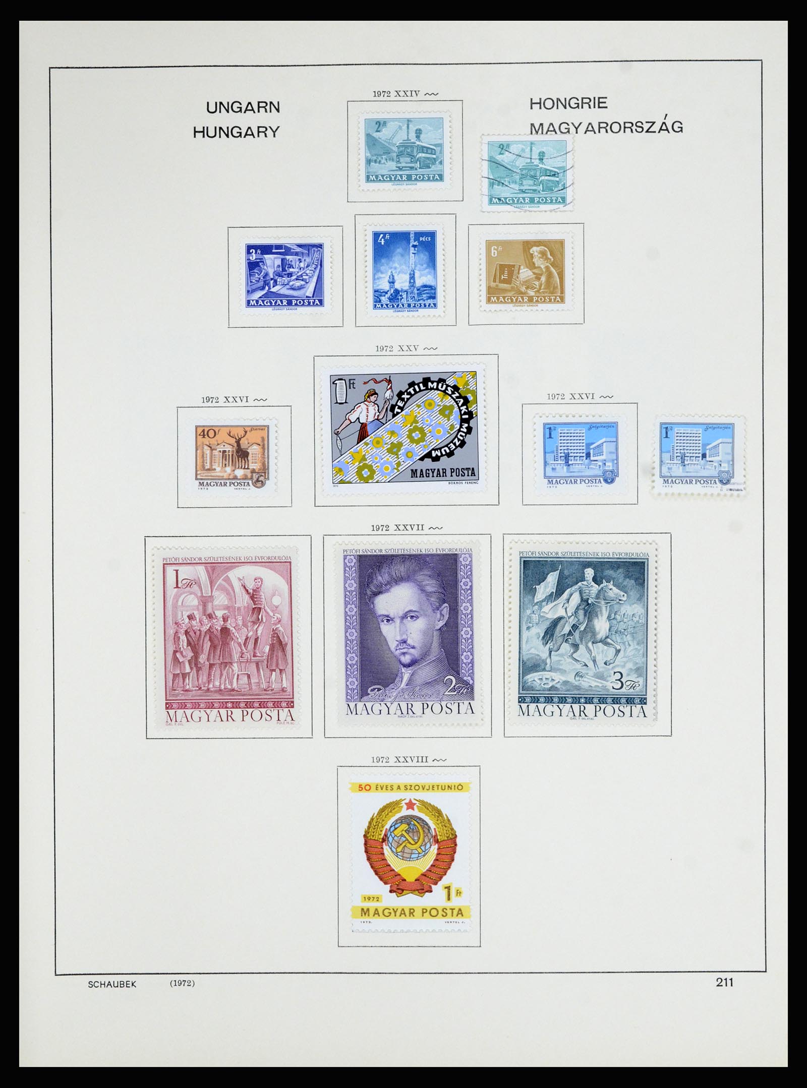36402 226 - Postzegelverzameling 36402 Hongarije 1871-1974.