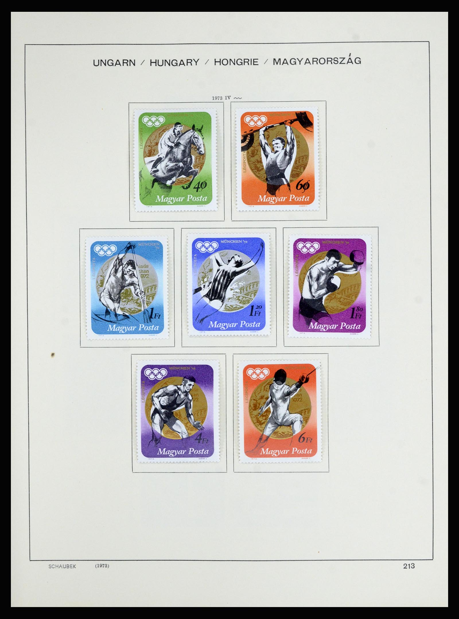 36402 228 - Postzegelverzameling 36402 Hongarije 1871-1974.