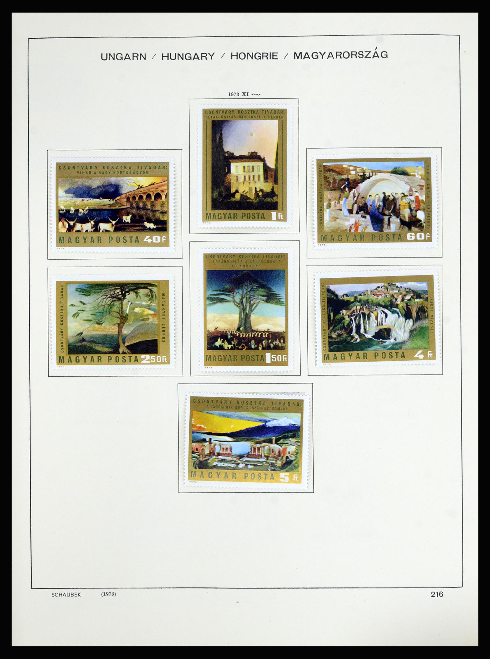 36402 231 - Postzegelverzameling 36402 Hongarije 1871-1974.