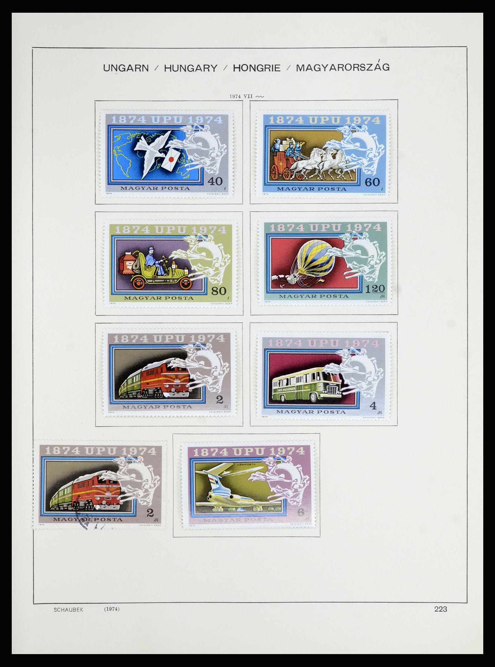 36402 239 - Postzegelverzameling 36402 Hongarije 1871-1974.