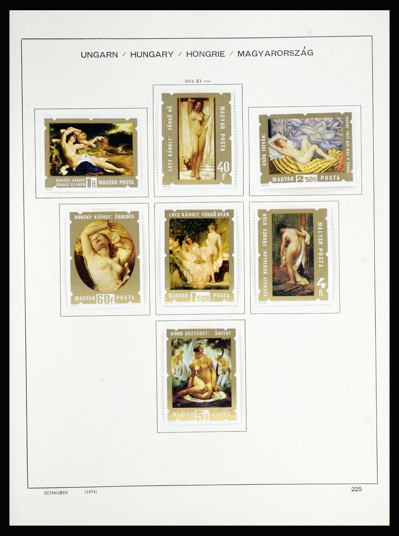 36402 241 - Postzegelverzameling 36402 Hongarije 1871-1974.