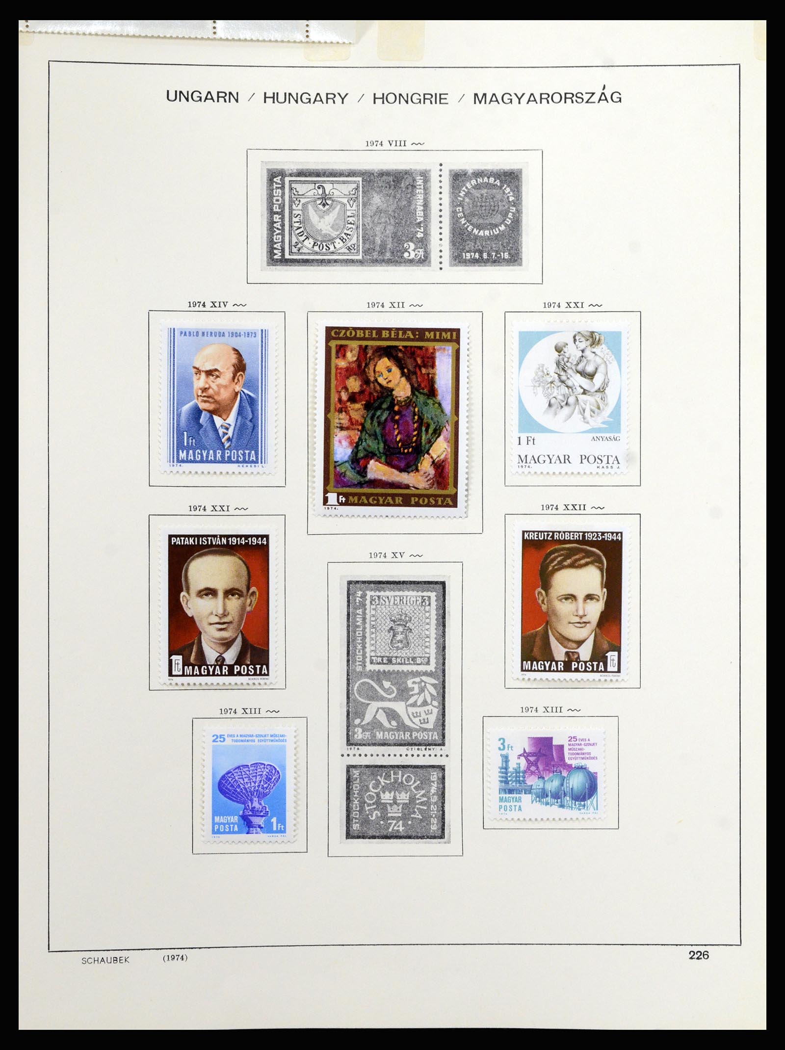 36402 243 - Postzegelverzameling 36402 Hongarije 1871-1974.