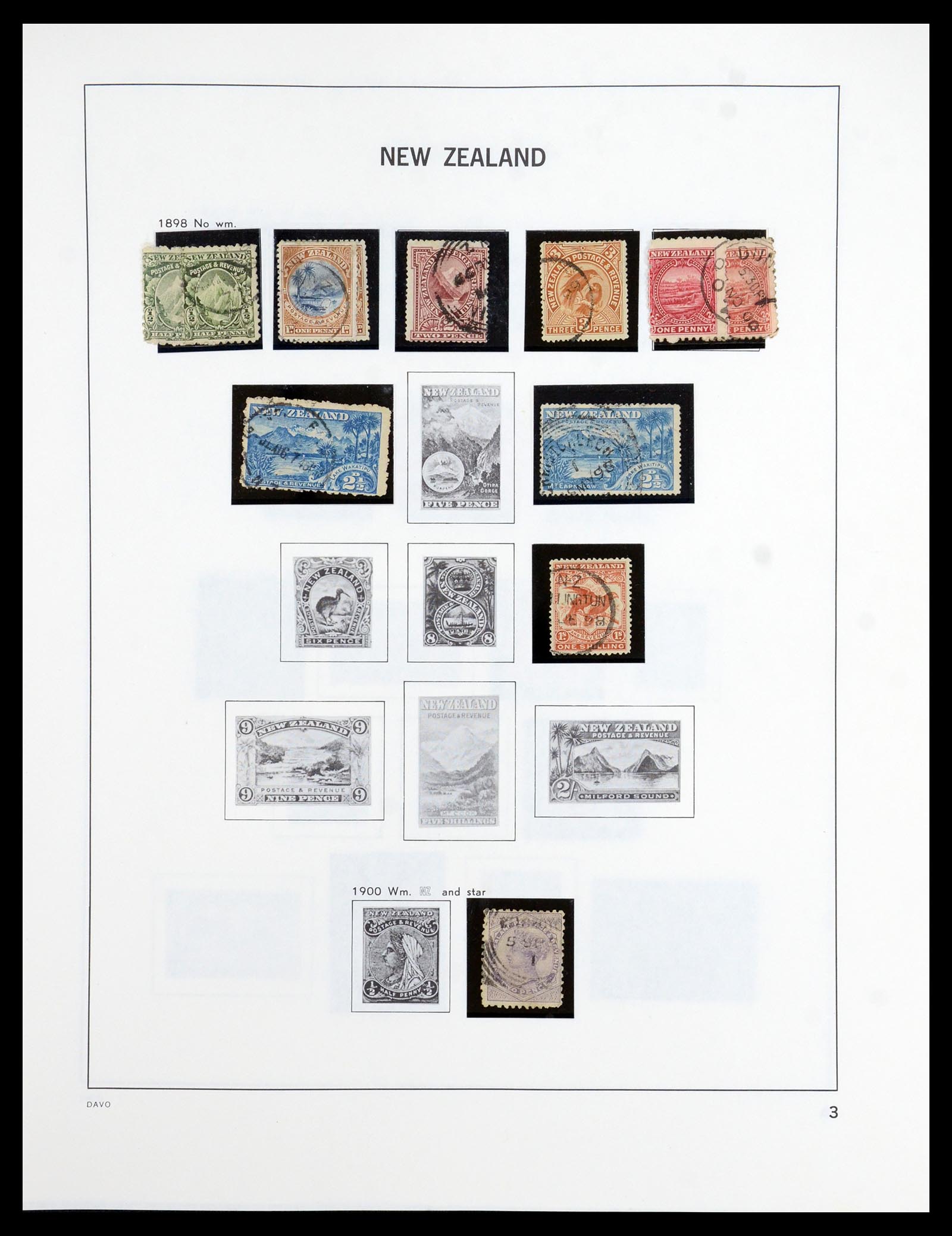 36404 002 - Stamp collection 36404 New Zealand 1873-2000.