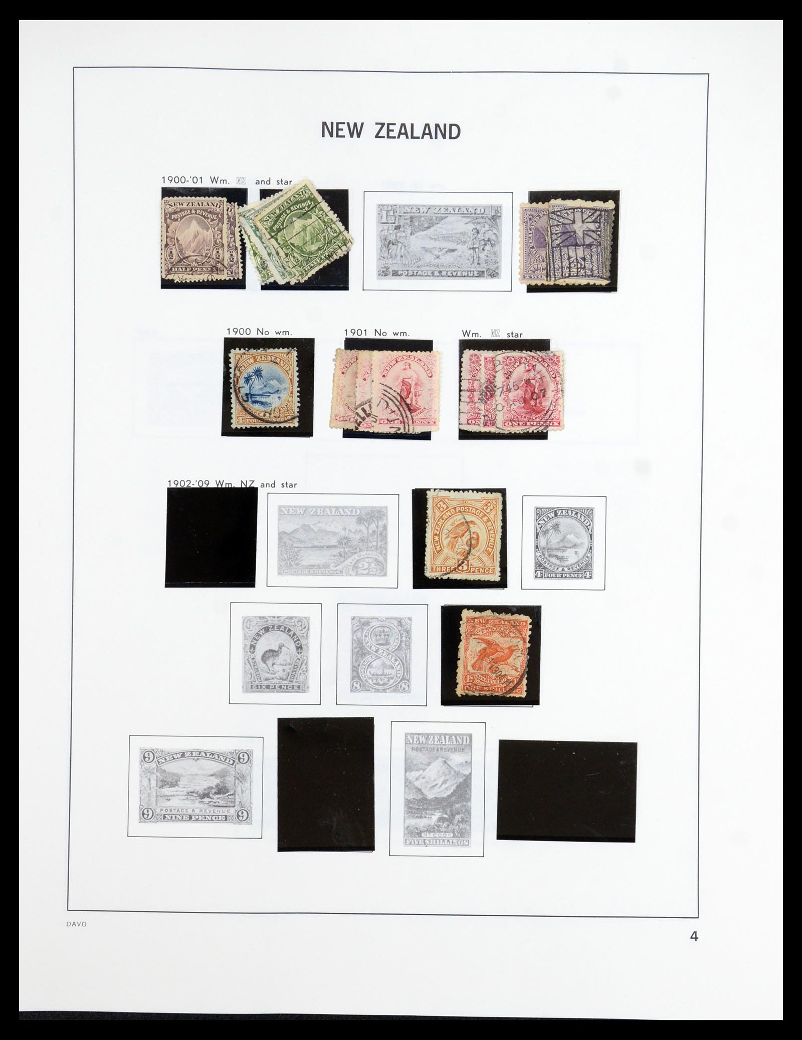 36404 003 - Postzegelverzameling 36404 Nieuw Zeeland 1873-2000.