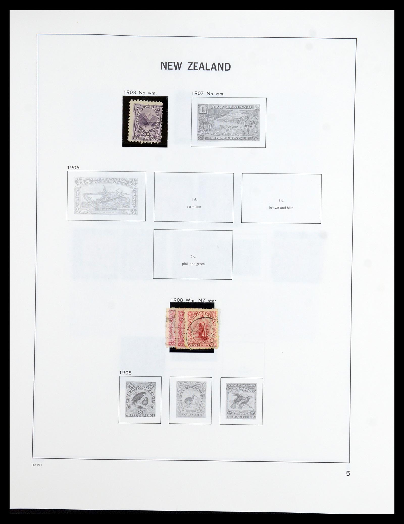 36404 004 - Postzegelverzameling 36404 Nieuw Zeeland 1873-2000.
