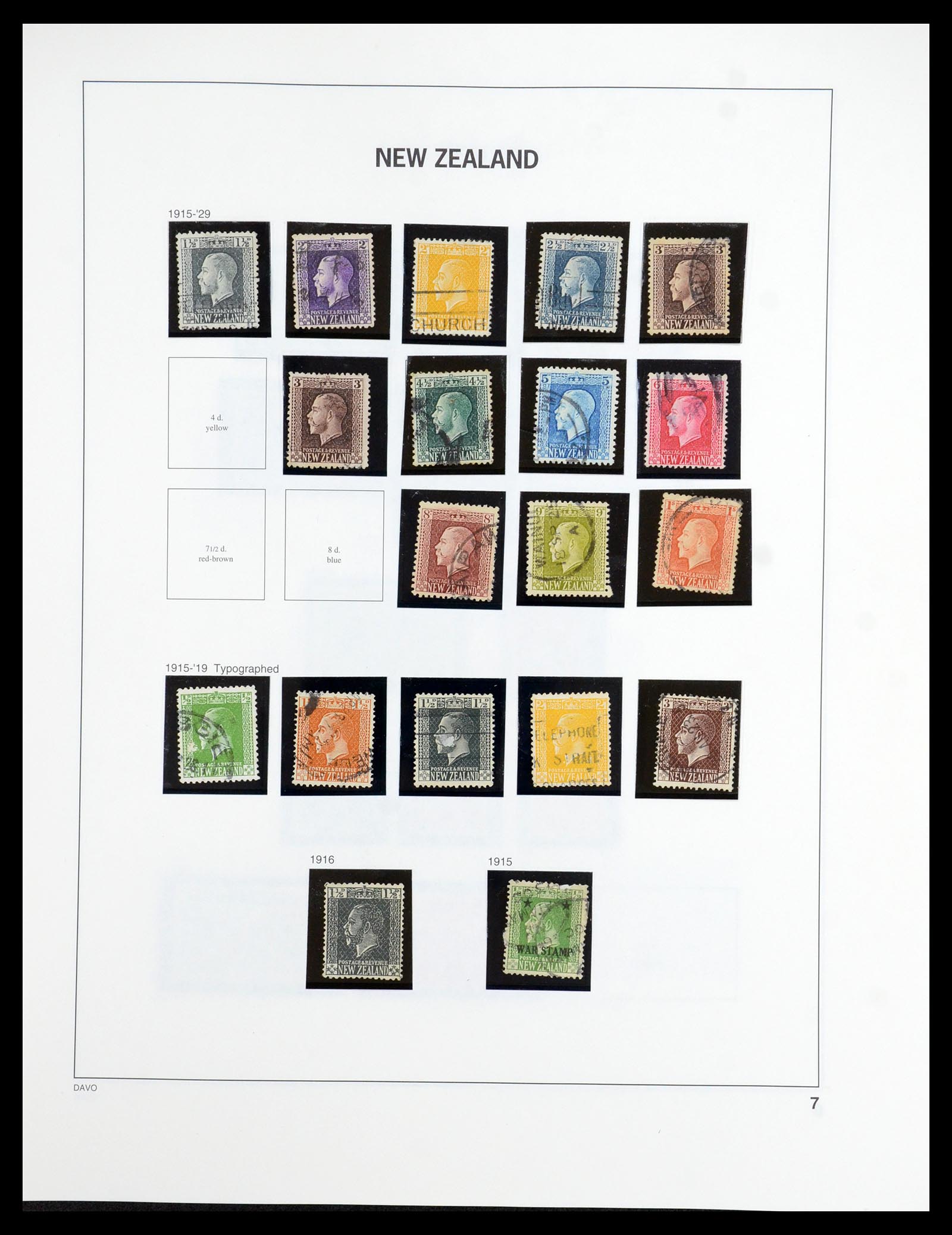 36404 006 - Postzegelverzameling 36404 Nieuw Zeeland 1873-2000.