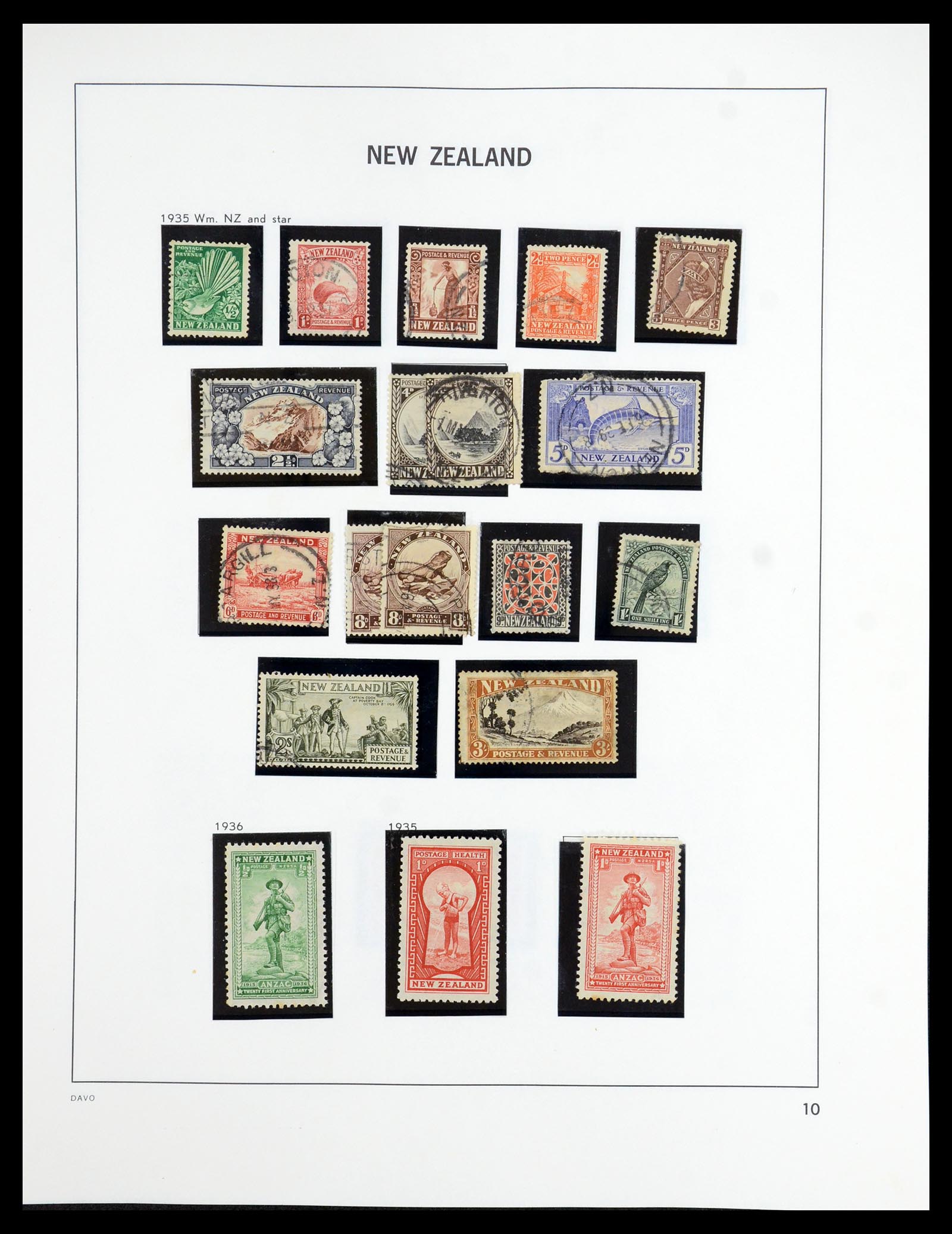 36404 009 - Stamp collection 36404 New Zealand 1873-2000.