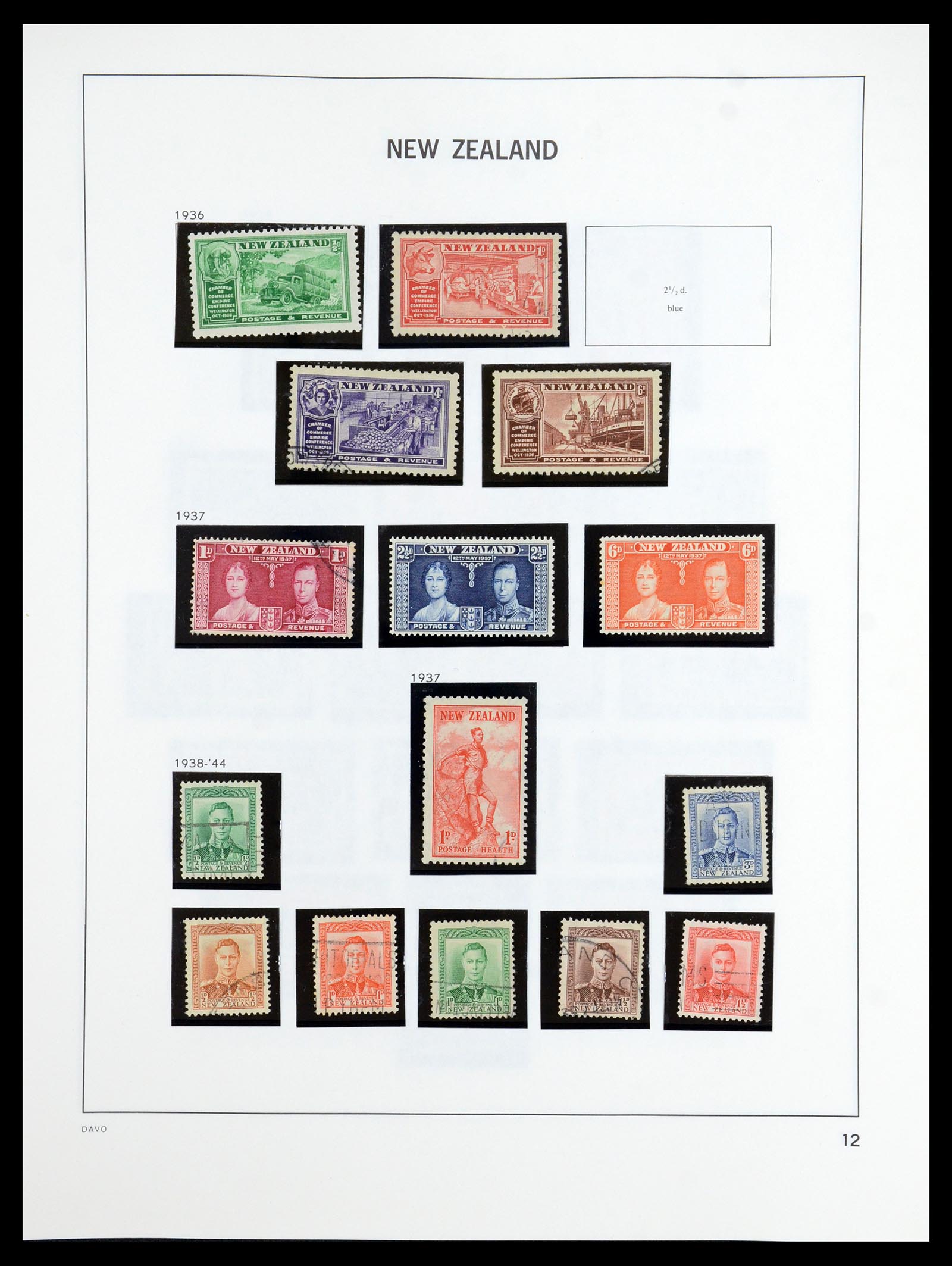 36404 011 - Stamp collection 36404 New Zealand 1873-2000.