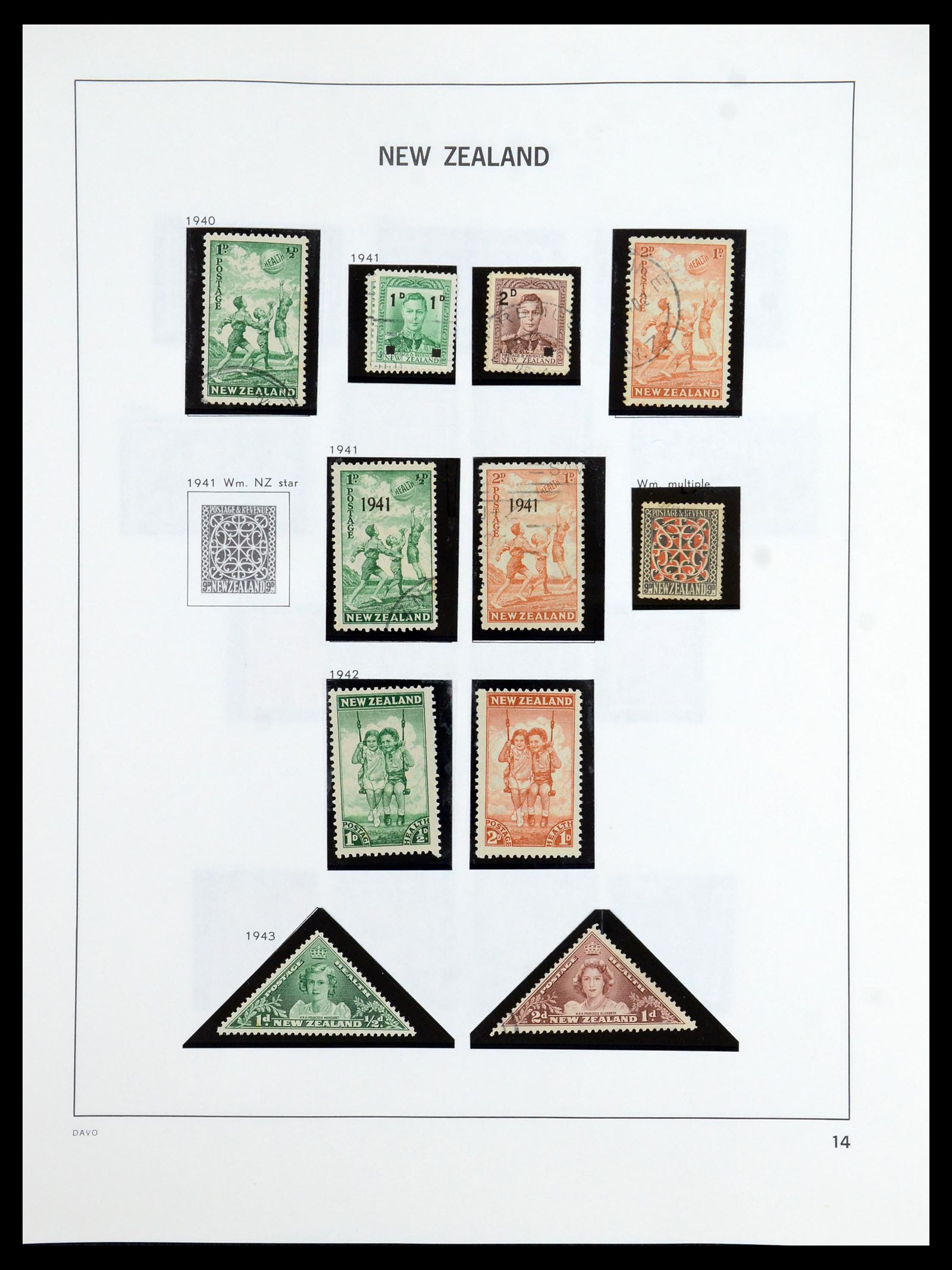 36404 013 - Postzegelverzameling 36404 Nieuw Zeeland 1873-2000.