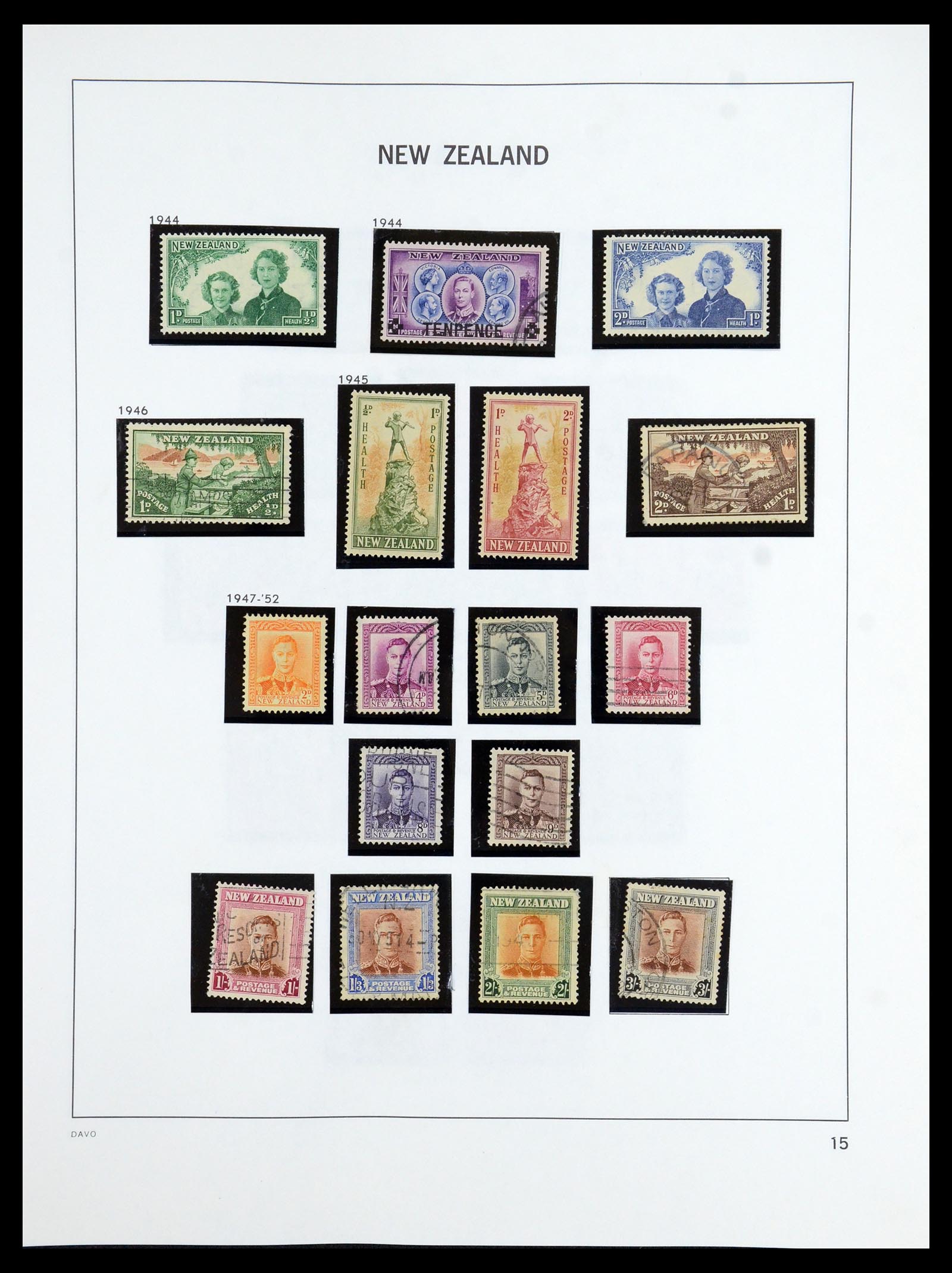 36404 014 - Postzegelverzameling 36404 Nieuw Zeeland 1873-2000.