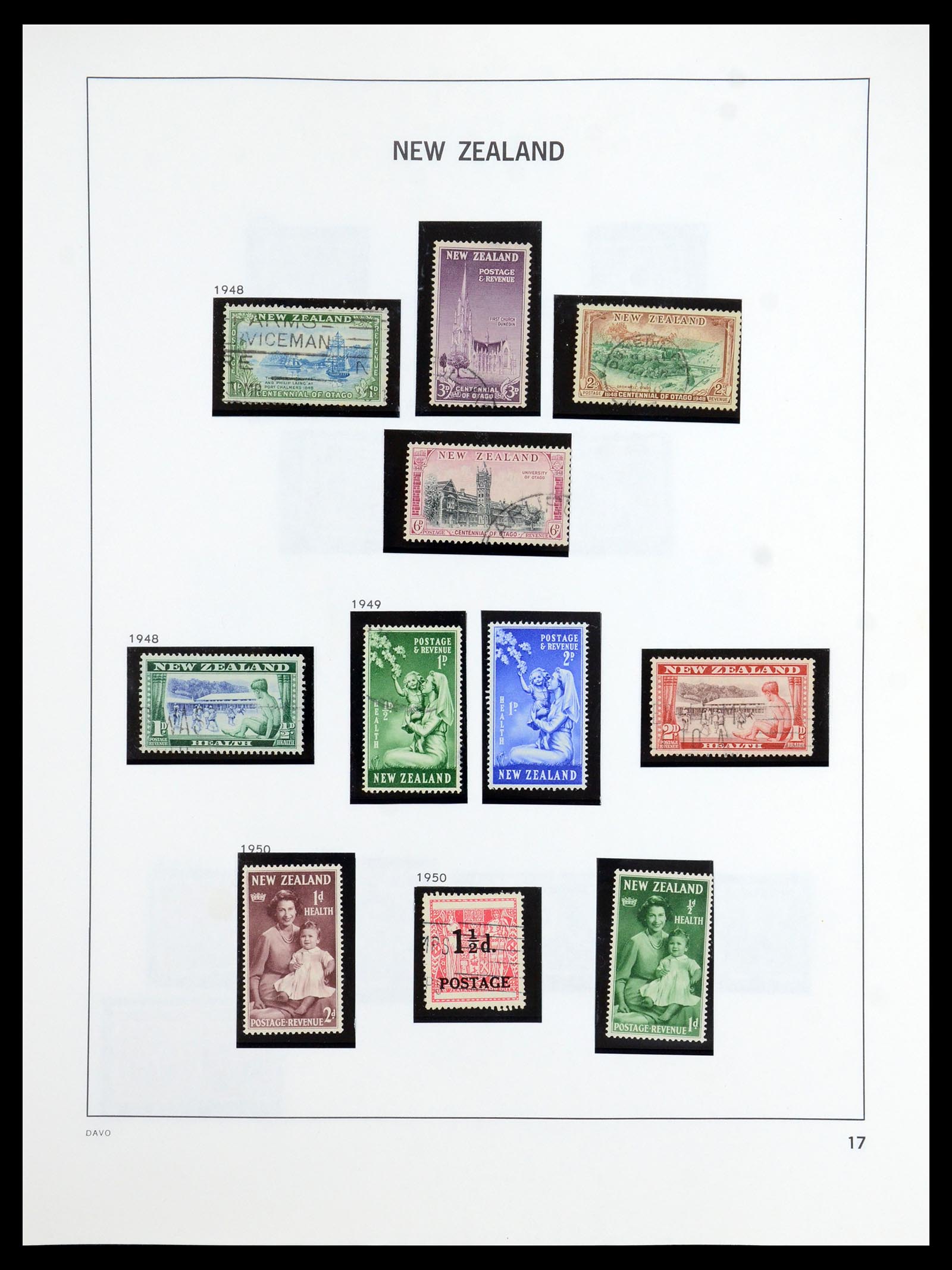 36404 016 - Postzegelverzameling 36404 Nieuw Zeeland 1873-2000.
