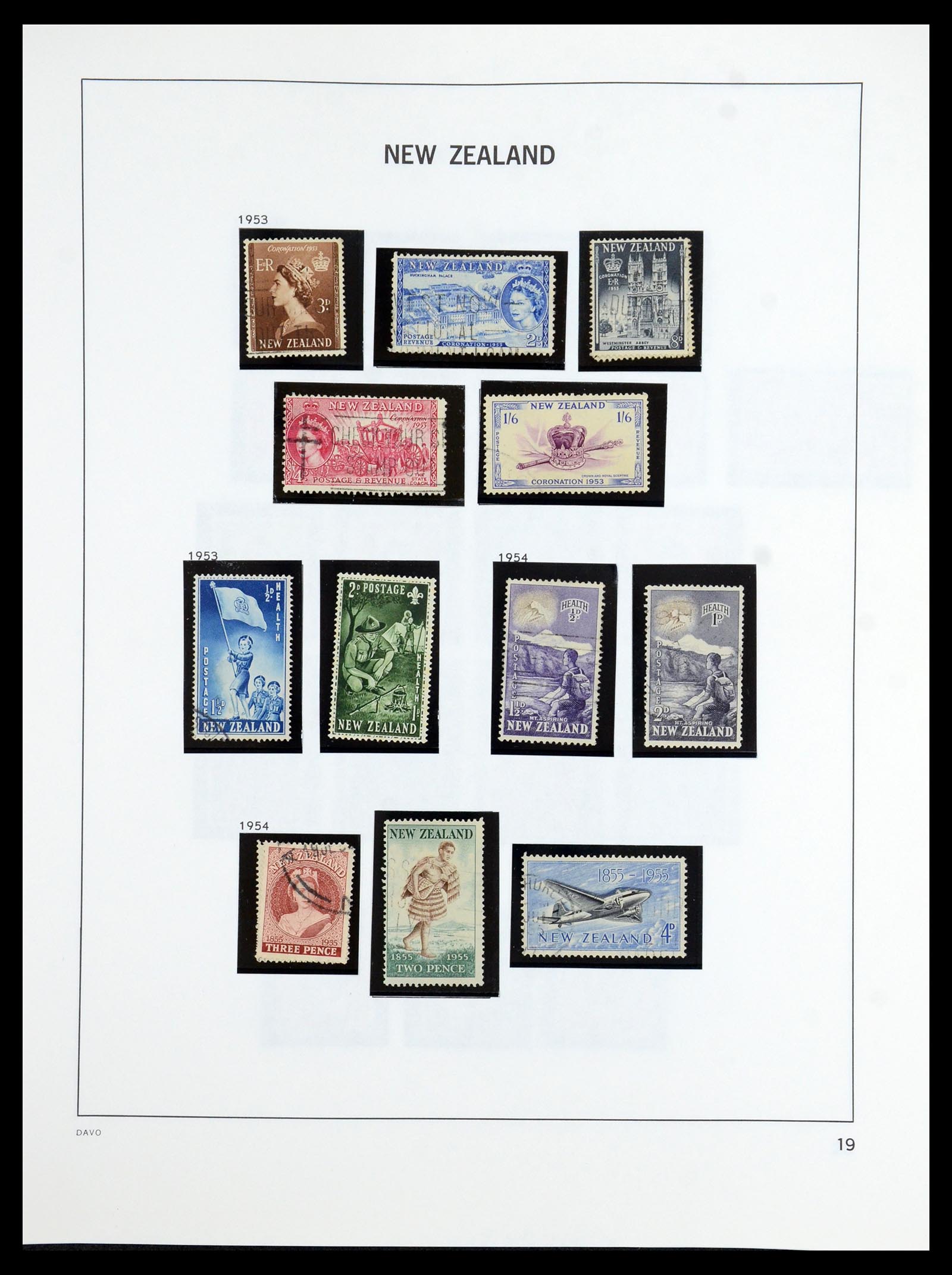 36404 018 - Stamp collection 36404 New Zealand 1873-2000.