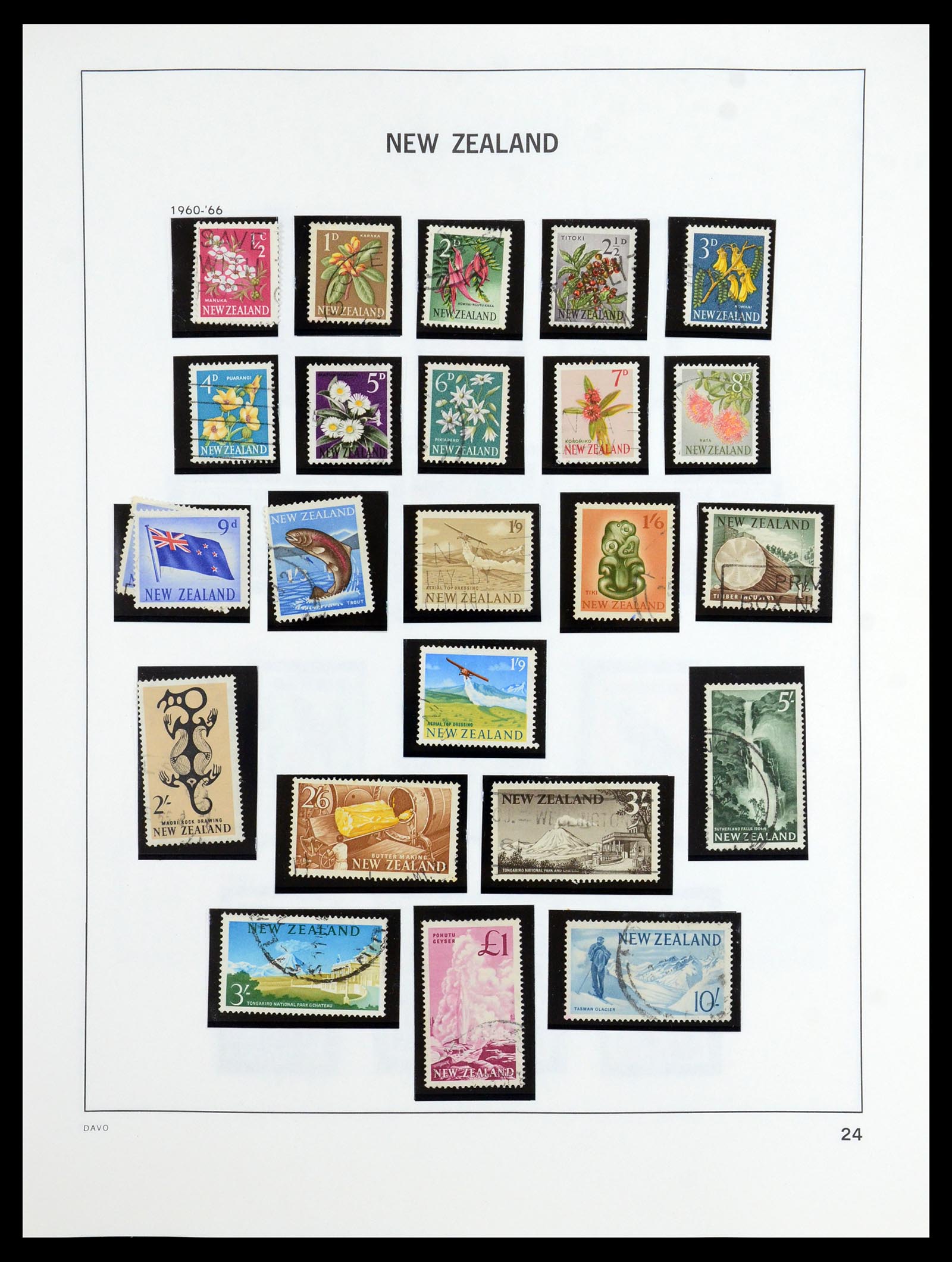36404 023 - Postzegelverzameling 36404 Nieuw Zeeland 1873-2000.
