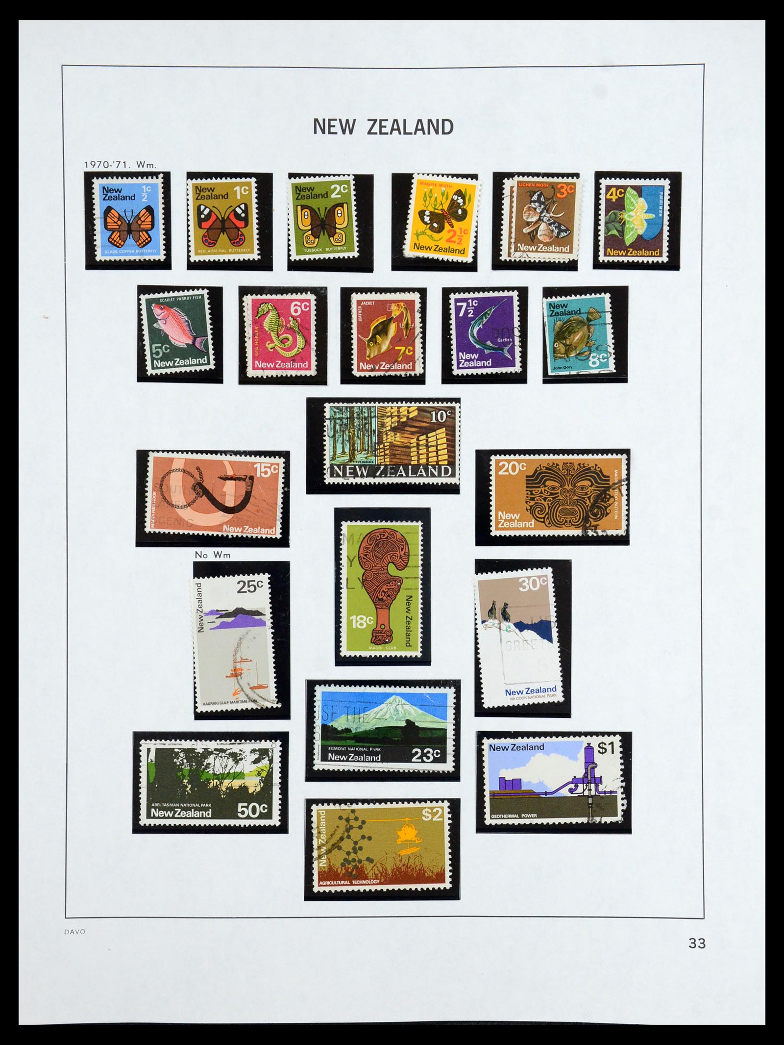 36404 032 - Postzegelverzameling 36404 Nieuw Zeeland 1873-2000.