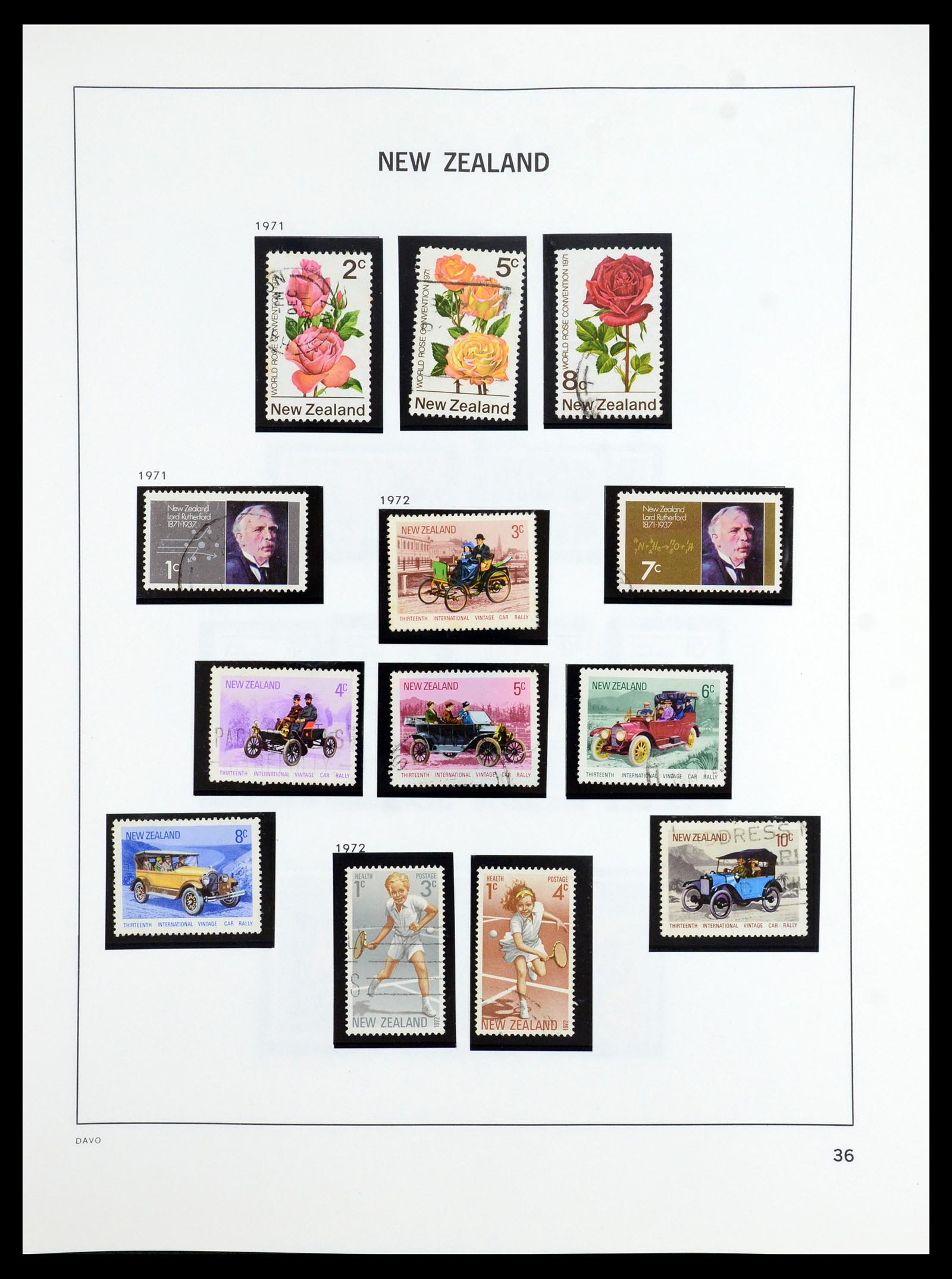 36404 035 - Postzegelverzameling 36404 Nieuw Zeeland 1873-2000.