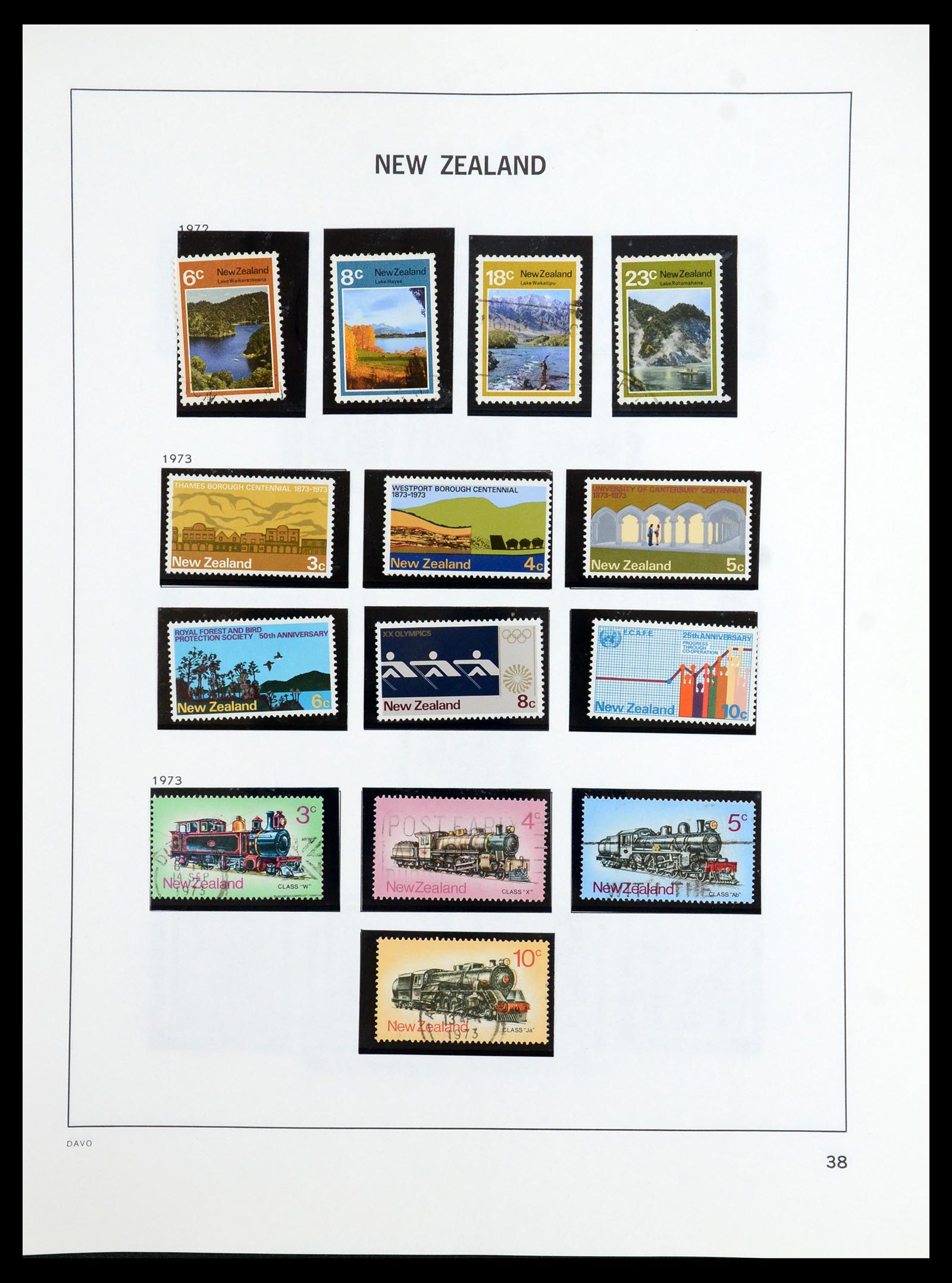 36404 037 - Postzegelverzameling 36404 Nieuw Zeeland 1873-2000.