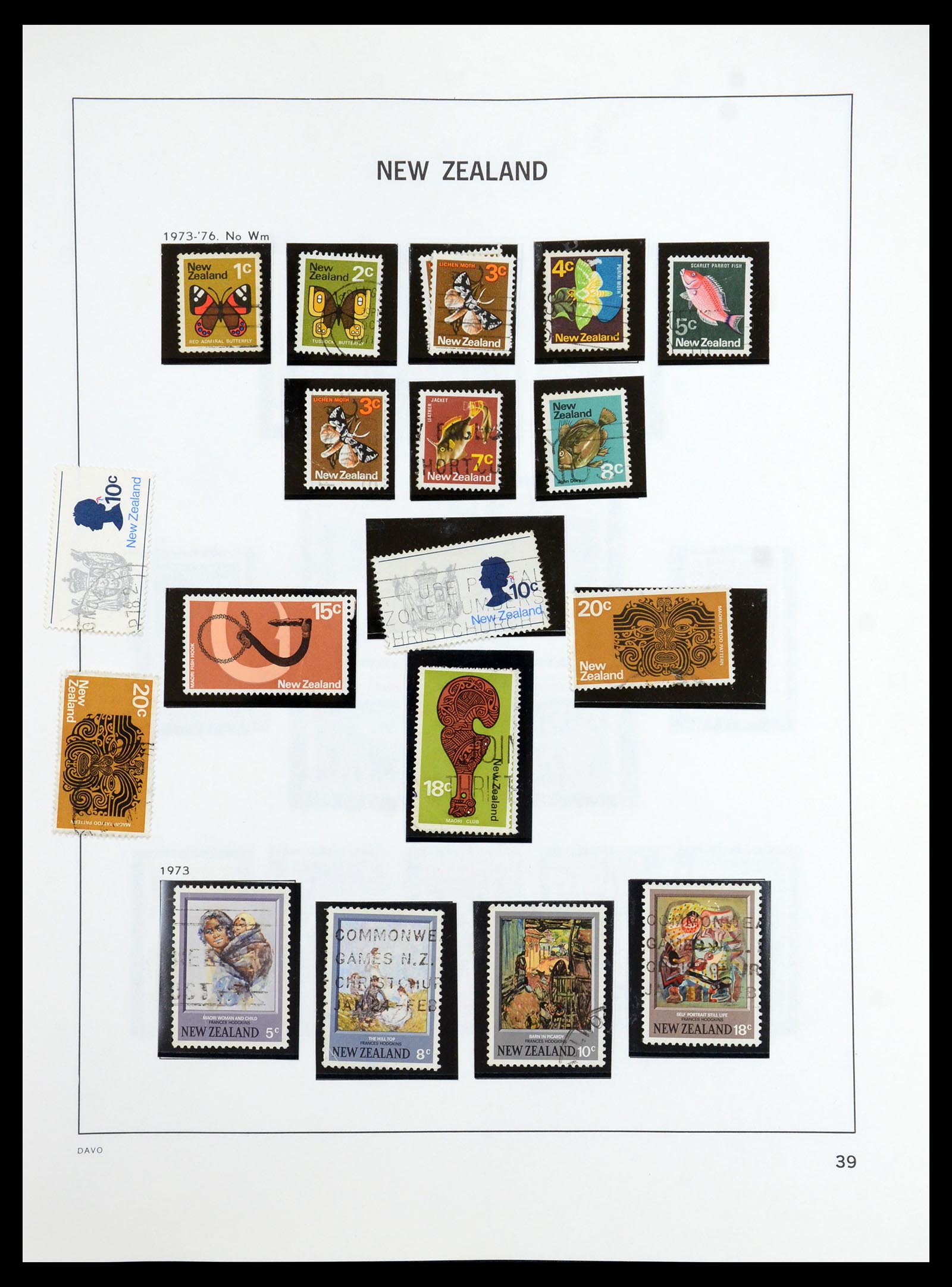 36404 038 - Postzegelverzameling 36404 Nieuw Zeeland 1873-2000.