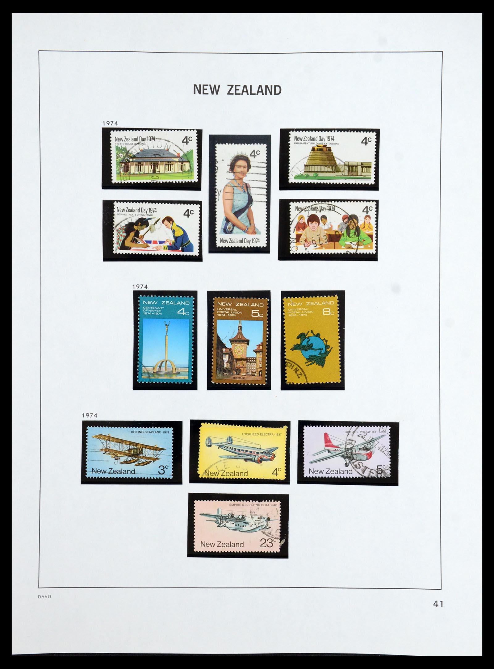 36404 040 - Postzegelverzameling 36404 Nieuw Zeeland 1873-2000.