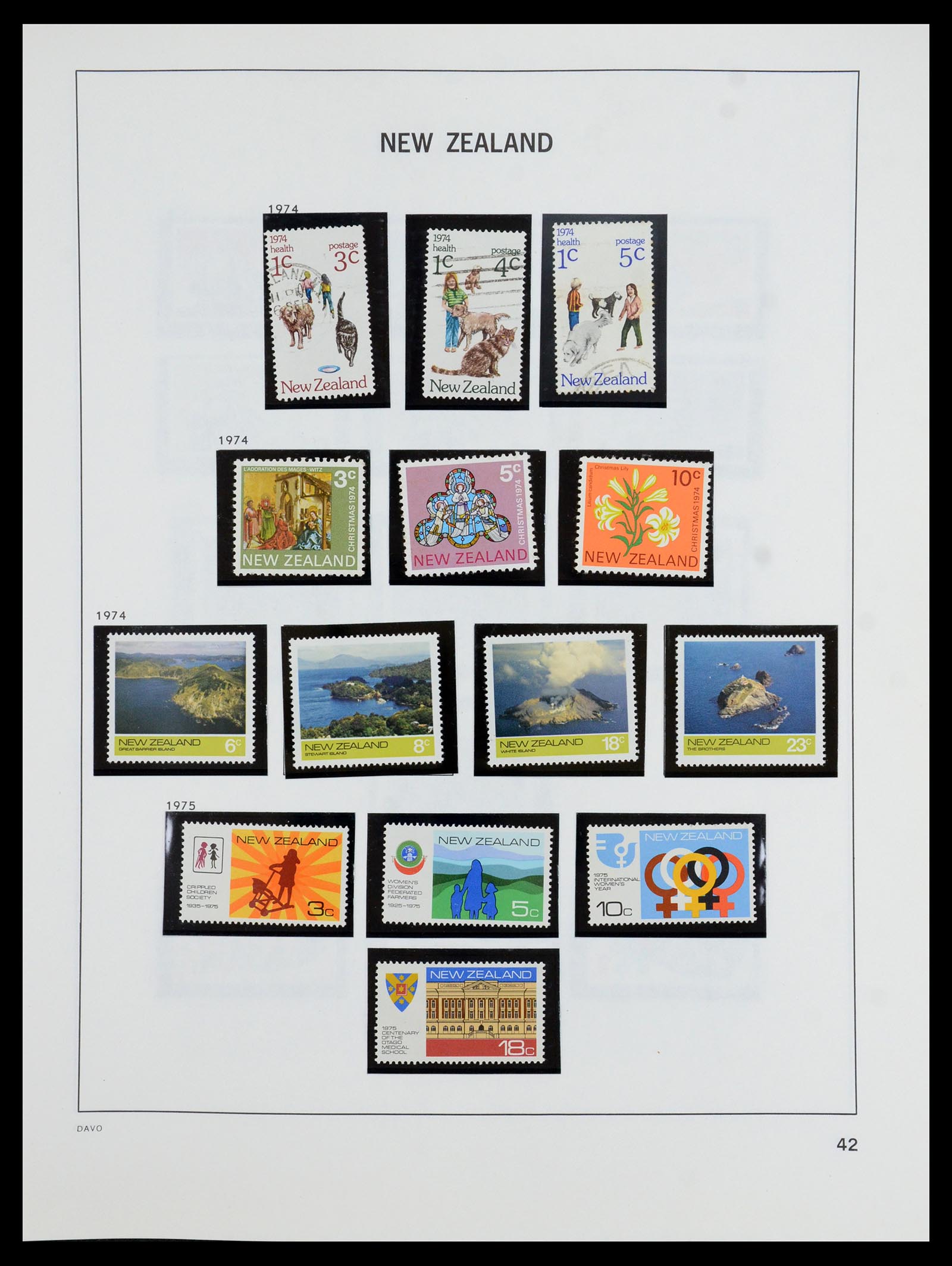 36404 041 - Postzegelverzameling 36404 Nieuw Zeeland 1873-2000.