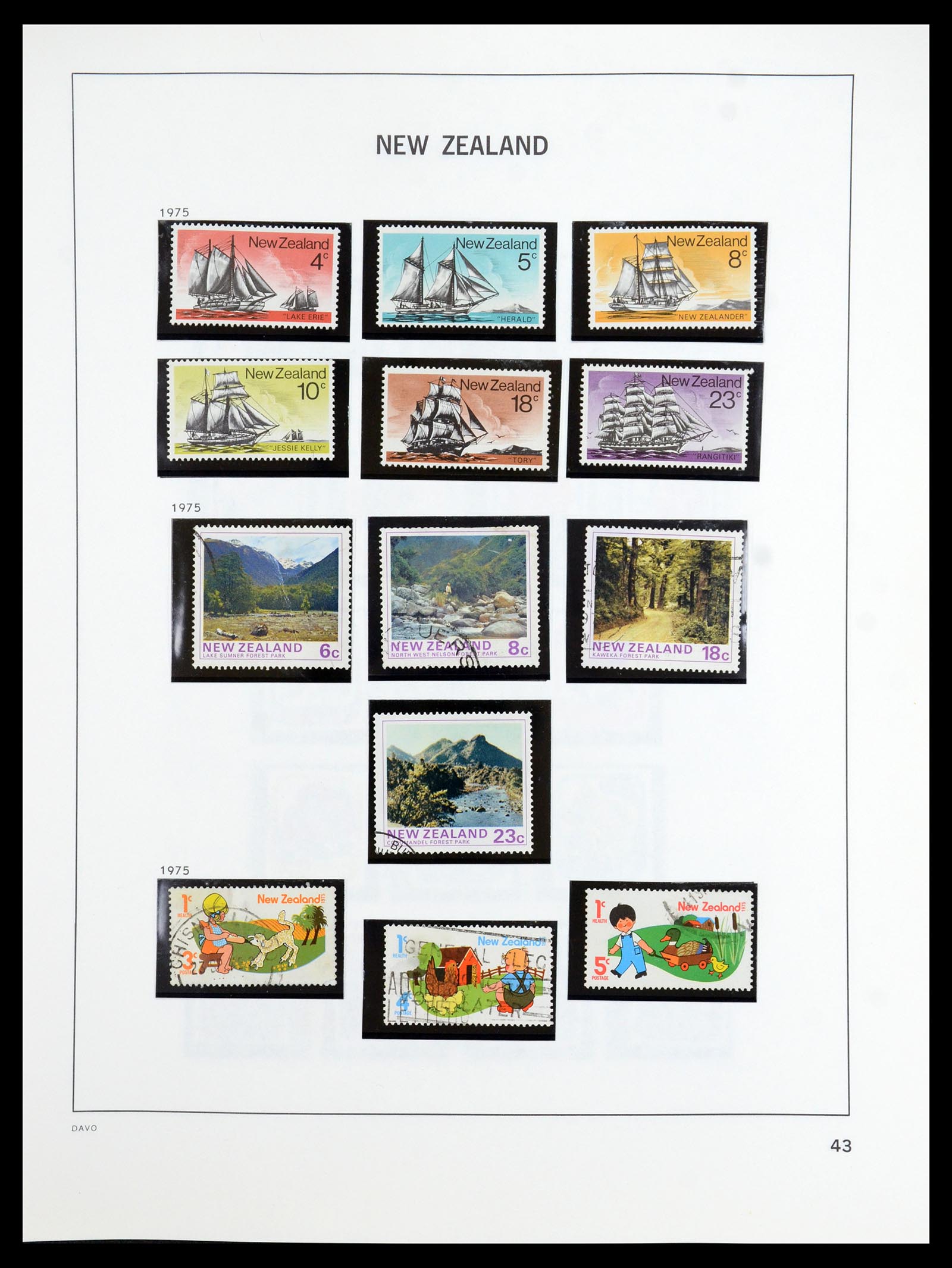 36404 042 - Postzegelverzameling 36404 Nieuw Zeeland 1873-2000.