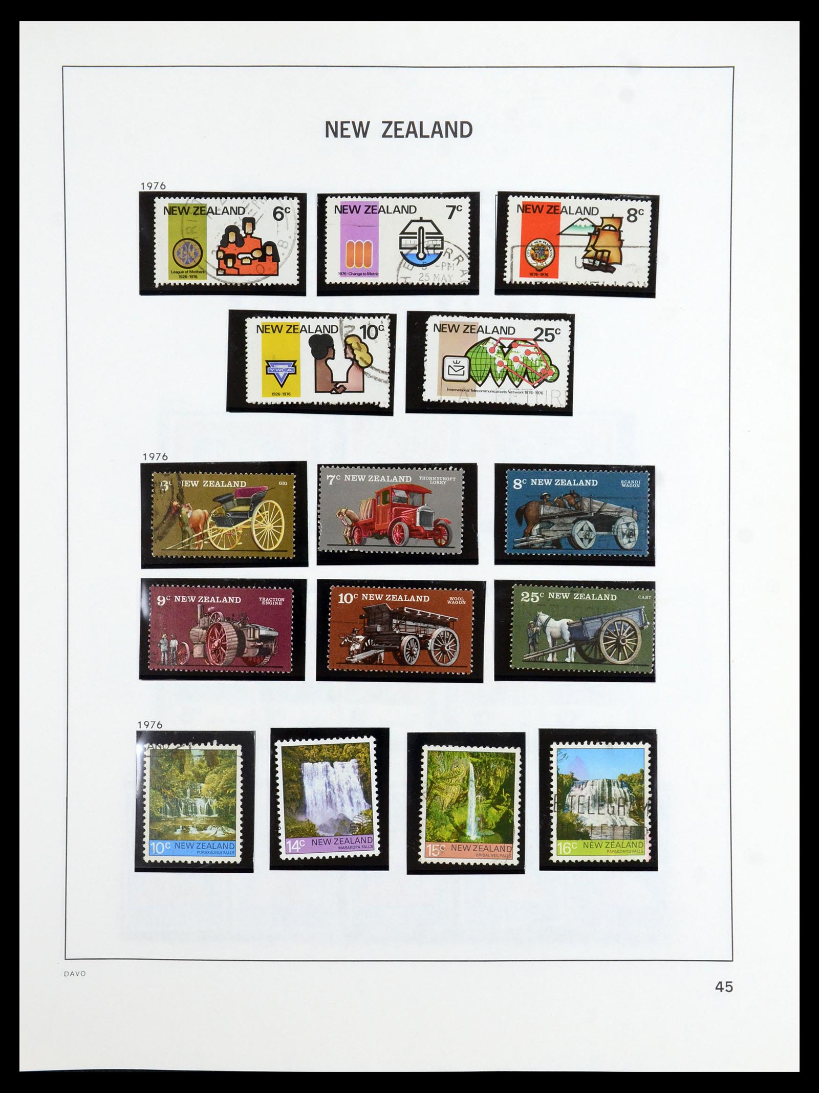 36404 044 - Postzegelverzameling 36404 Nieuw Zeeland 1873-2000.