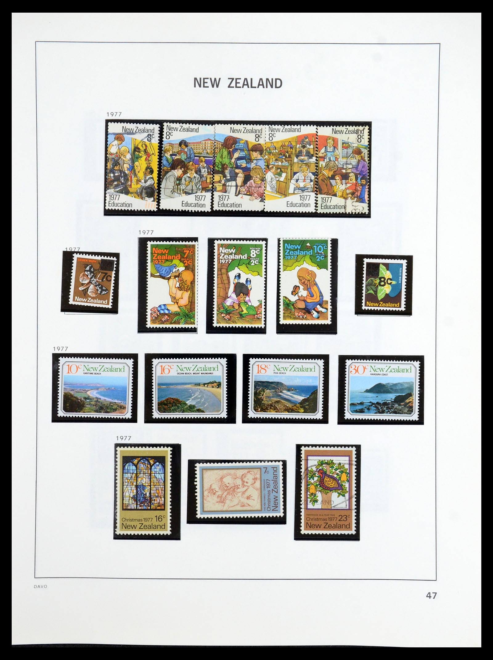 36404 046 - Postzegelverzameling 36404 Nieuw Zeeland 1873-2000.