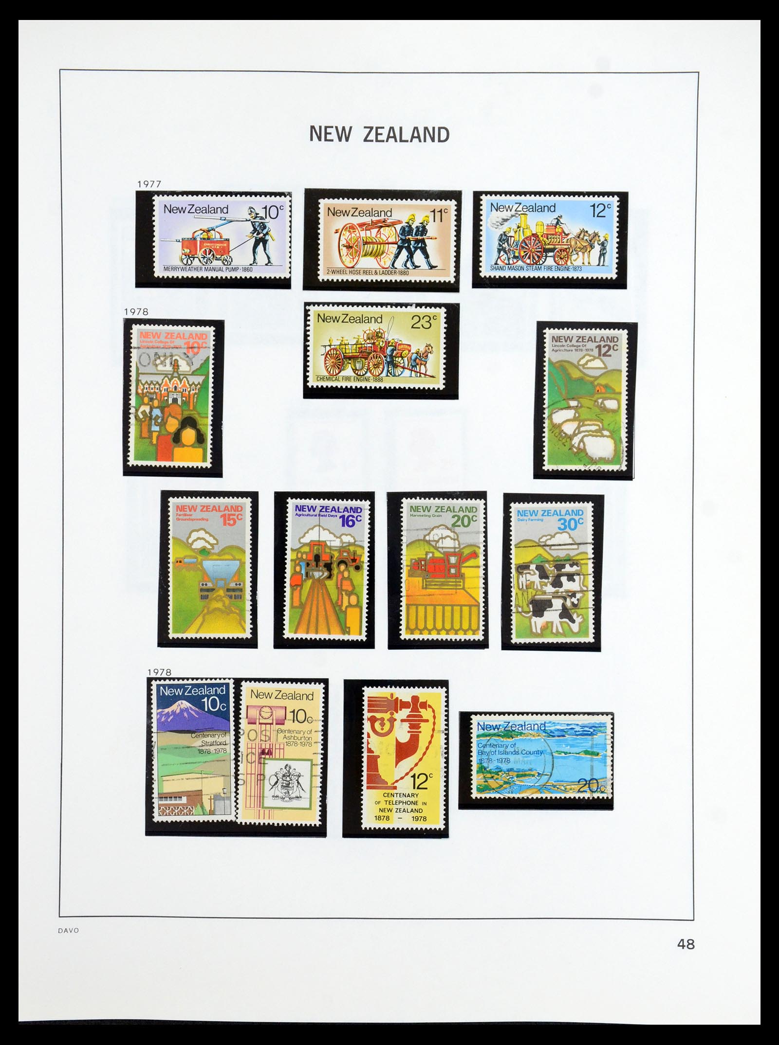 36404 047 - Postzegelverzameling 36404 Nieuw Zeeland 1873-2000.