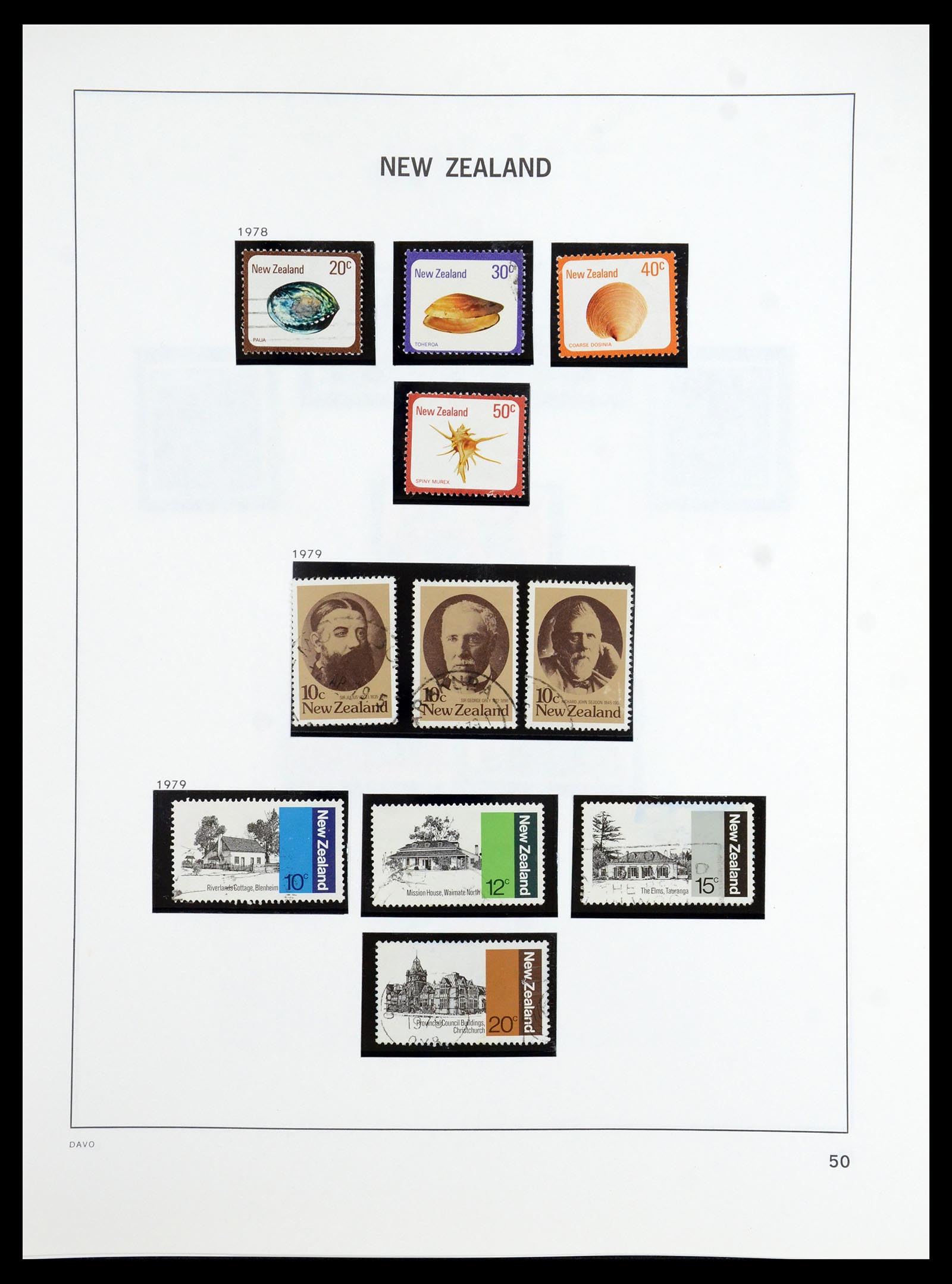 36404 049 - Postzegelverzameling 36404 Nieuw Zeeland 1873-2000.
