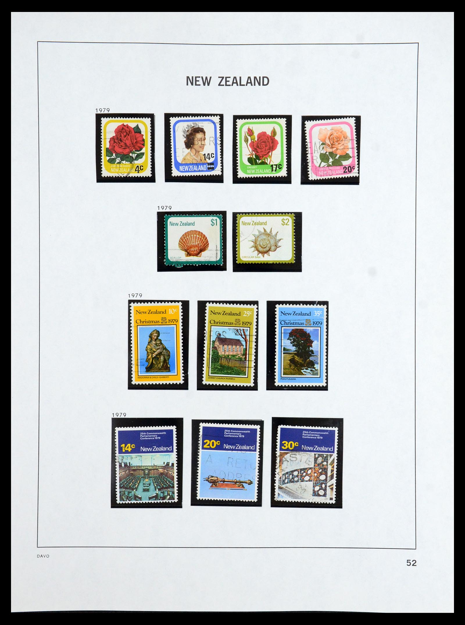 36404 051 - Postzegelverzameling 36404 Nieuw Zeeland 1873-2000.
