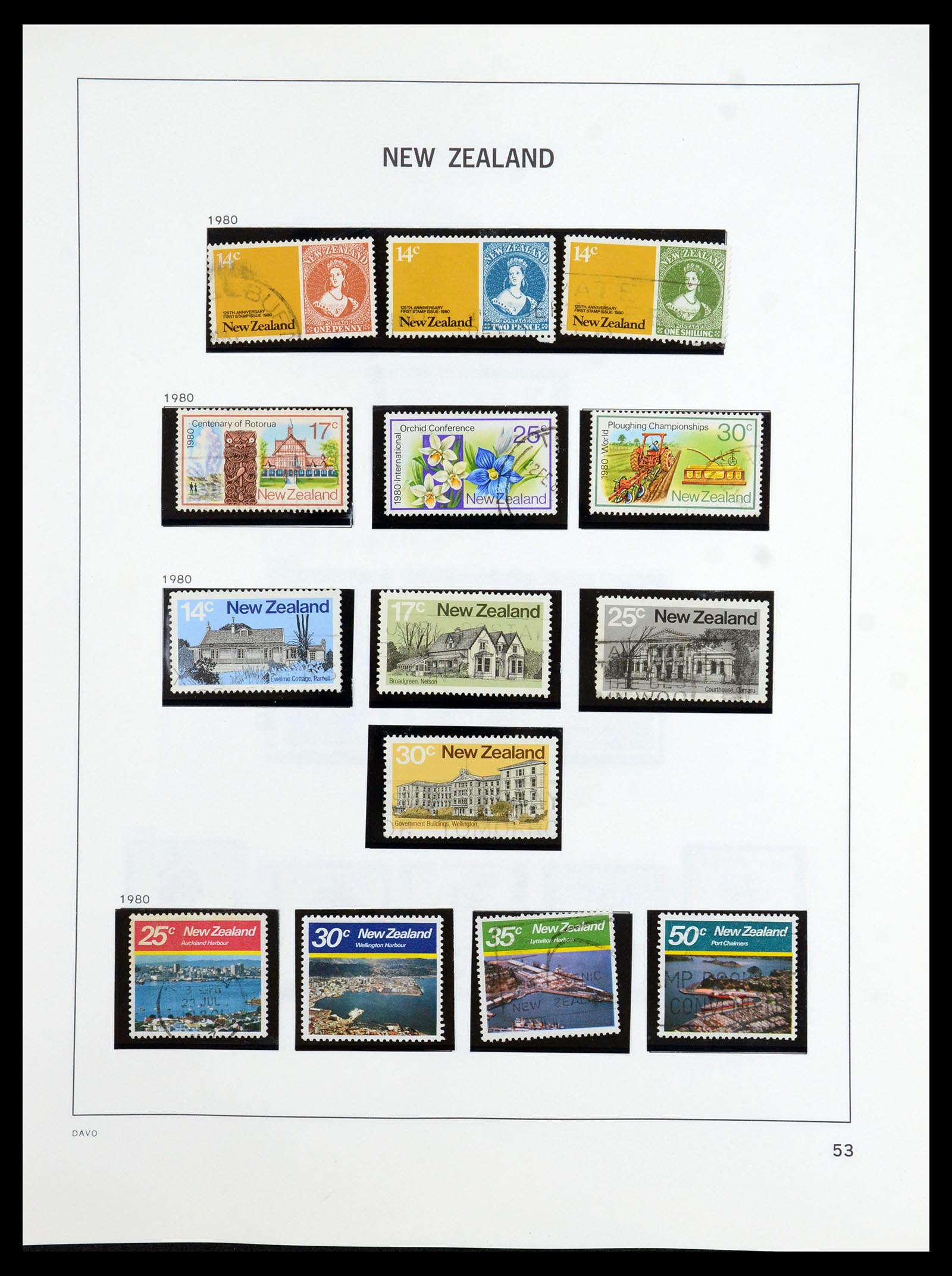 36404 052 - Postzegelverzameling 36404 Nieuw Zeeland 1873-2000.