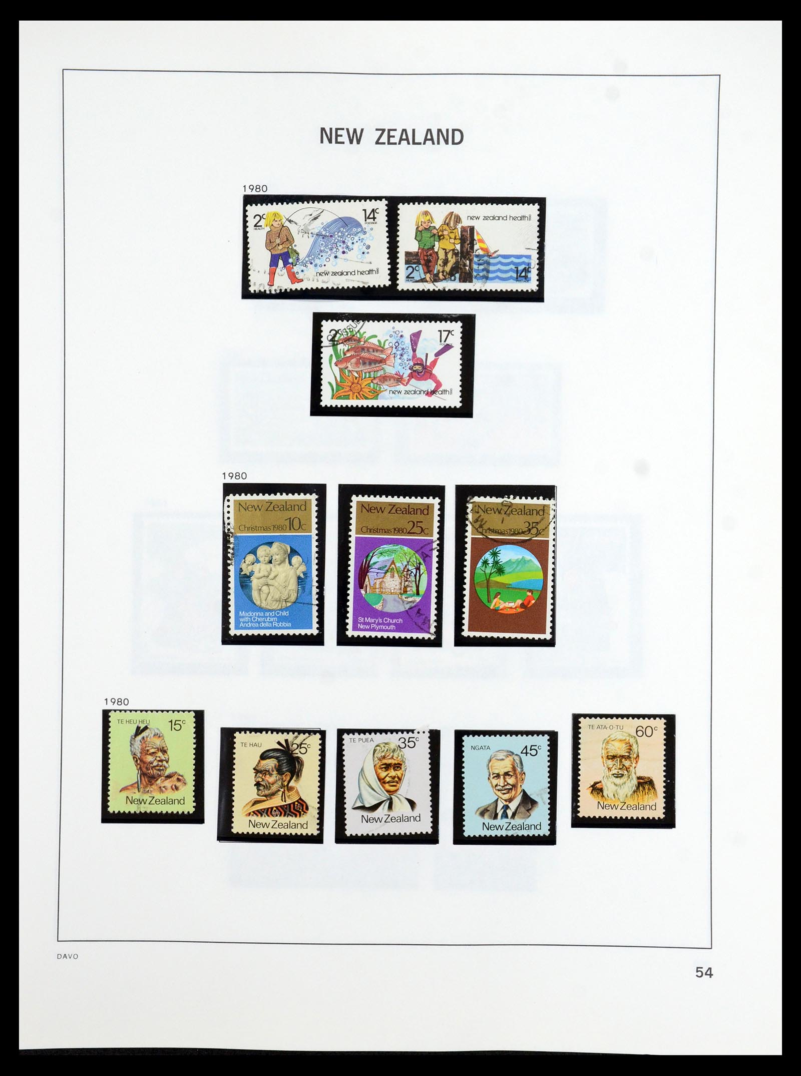 36404 053 - Postzegelverzameling 36404 Nieuw Zeeland 1873-2000.