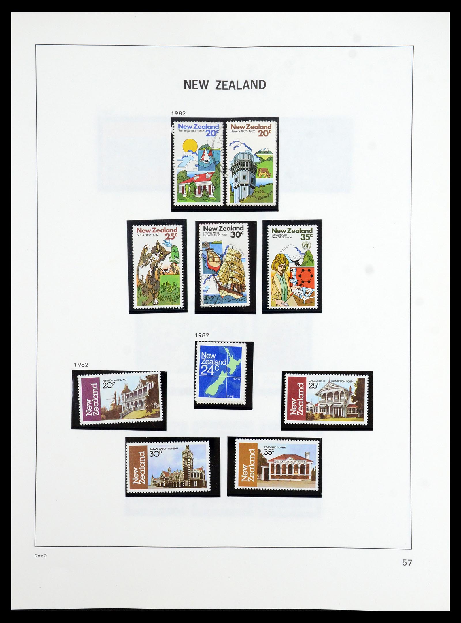 36404 056 - Postzegelverzameling 36404 Nieuw Zeeland 1873-2000.