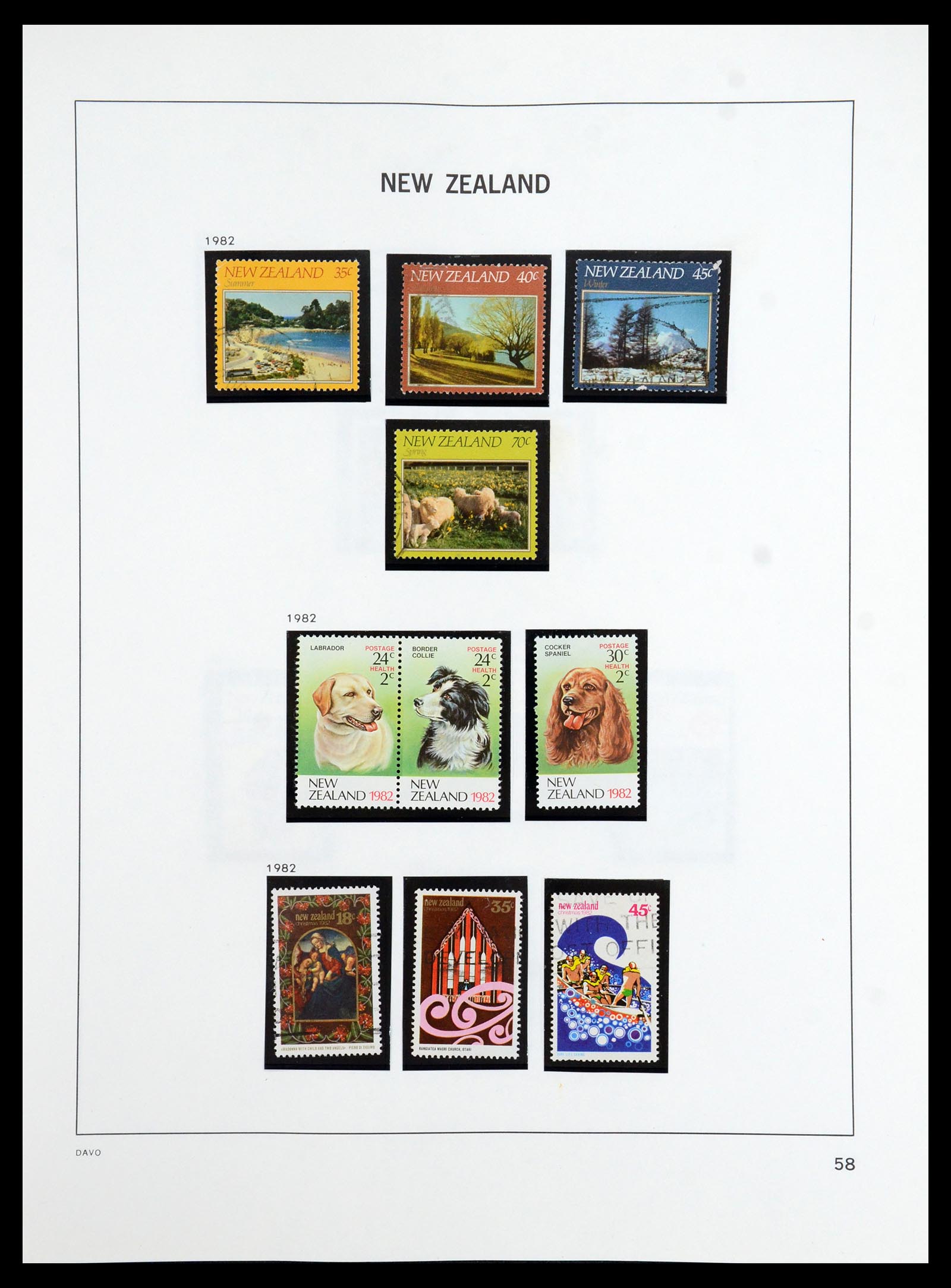 36404 057 - Postzegelverzameling 36404 Nieuw Zeeland 1873-2000.