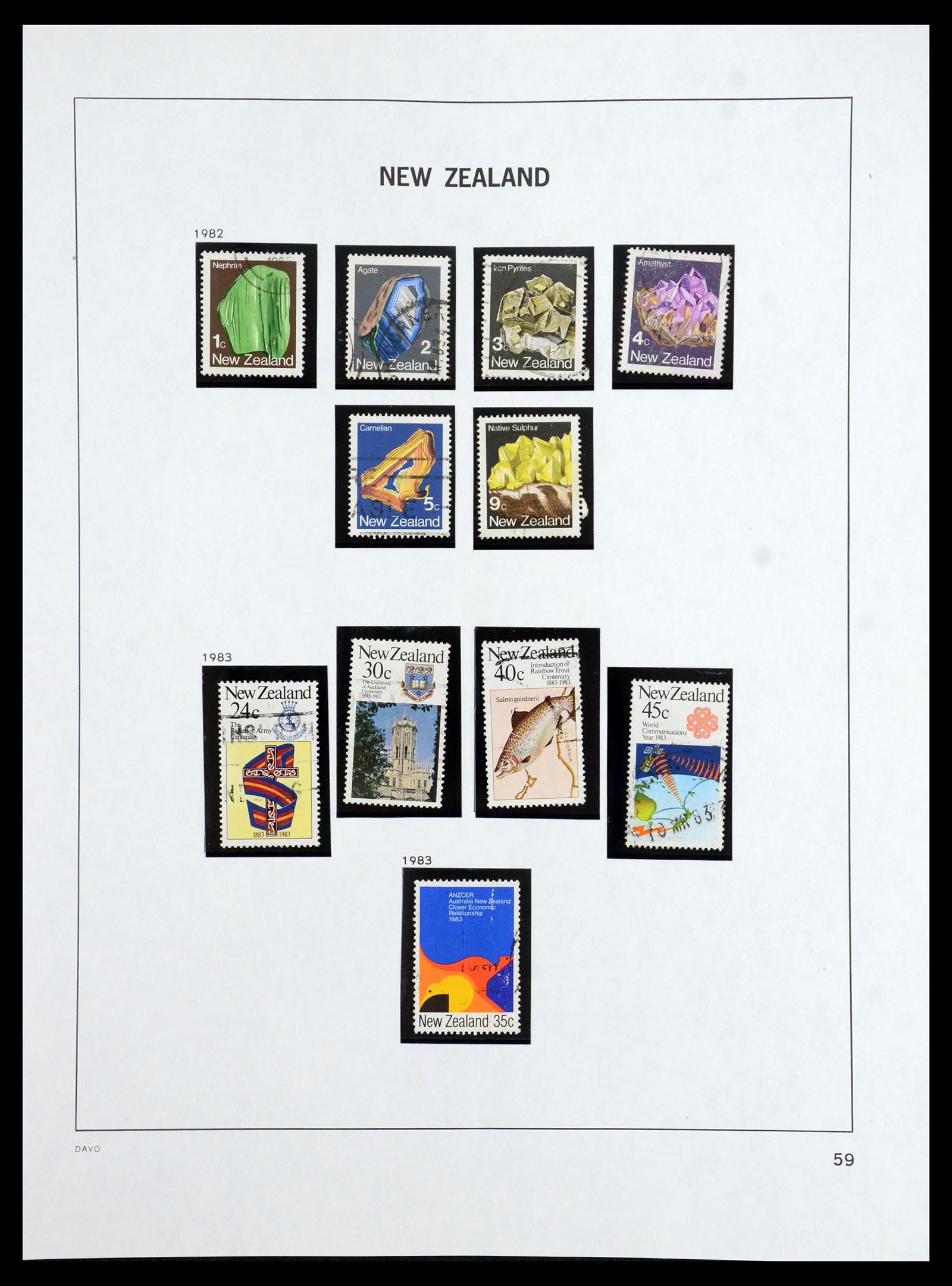 36404 058 - Postzegelverzameling 36404 Nieuw Zeeland 1873-2000.