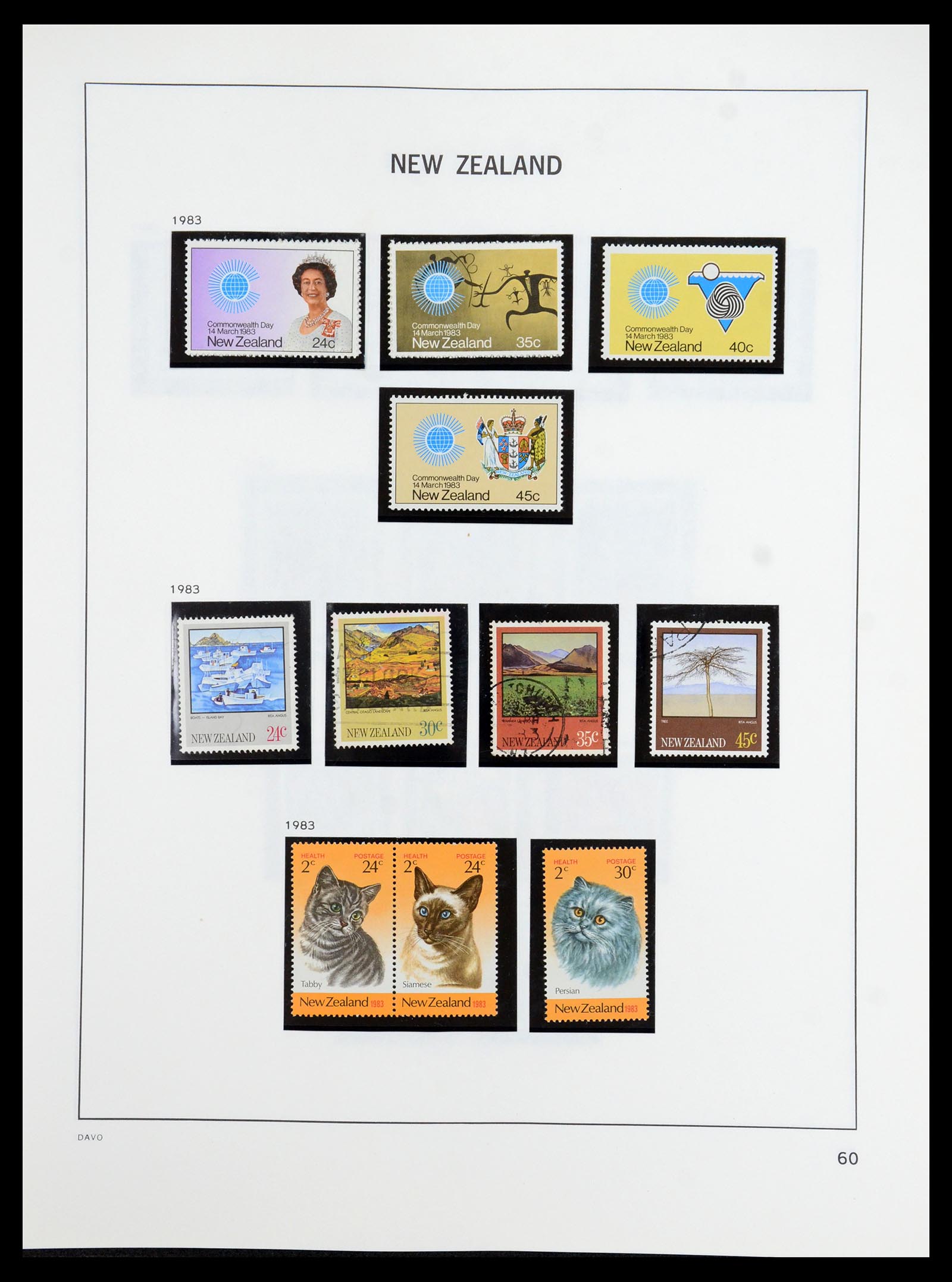 36404 059 - Postzegelverzameling 36404 Nieuw Zeeland 1873-2000.
