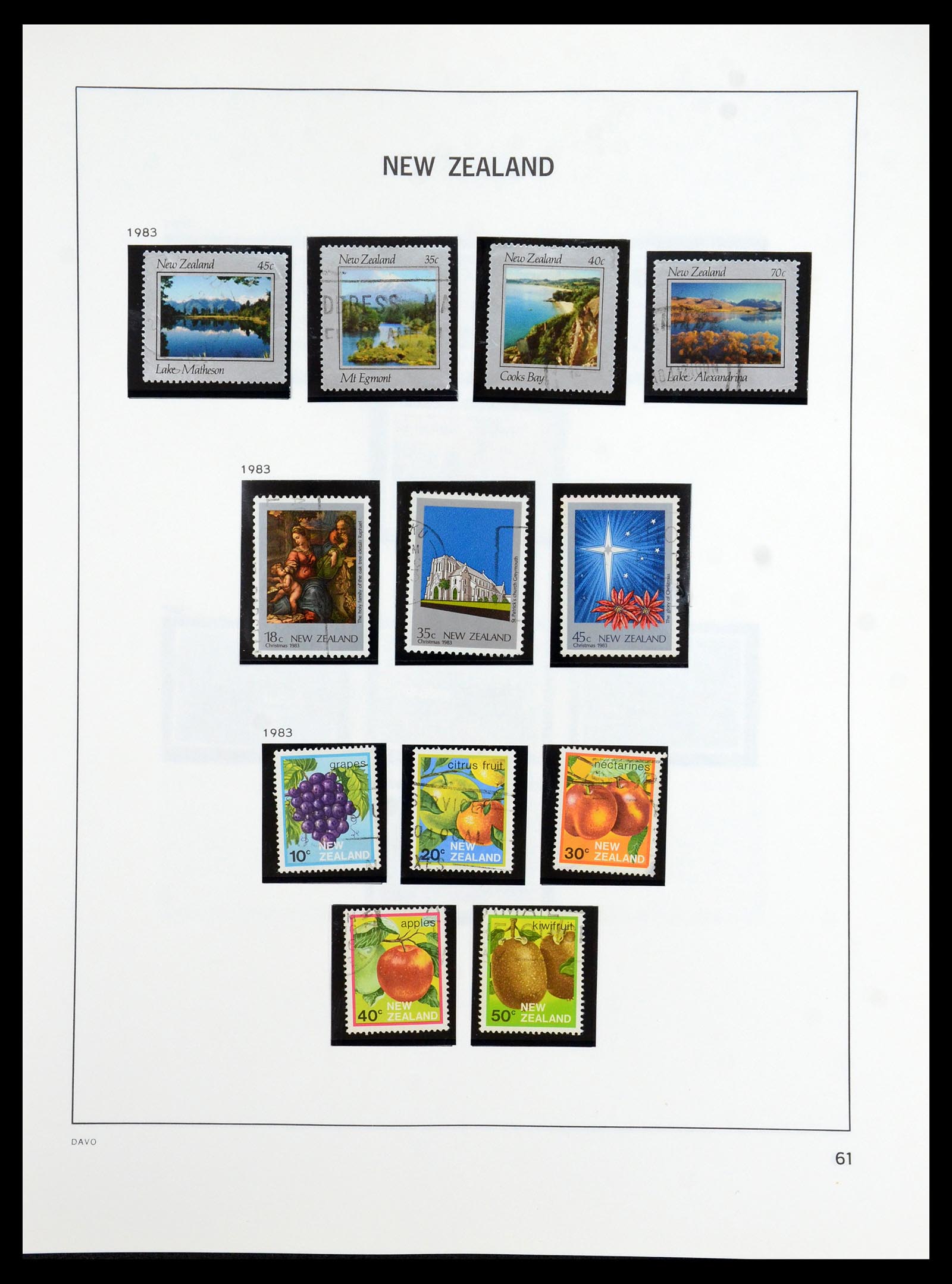 36404 060 - Postzegelverzameling 36404 Nieuw Zeeland 1873-2000.