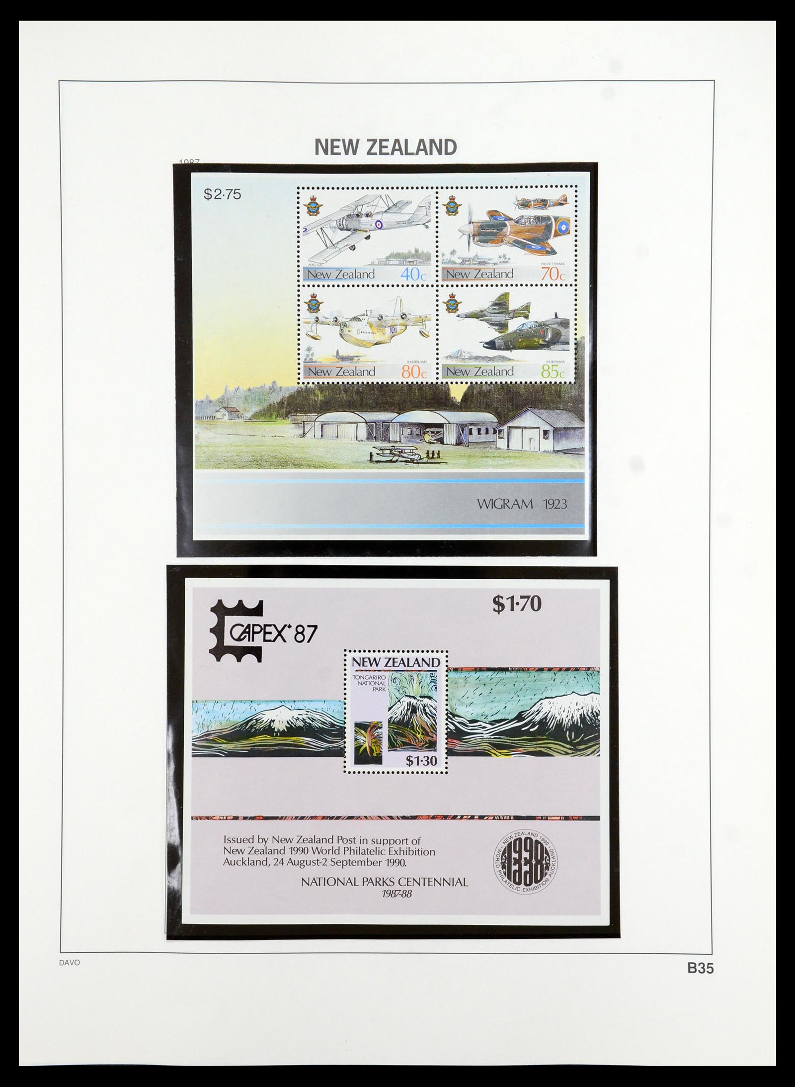 36404 161 - Postzegelverzameling 36404 Nieuw Zeeland 1873-2000.