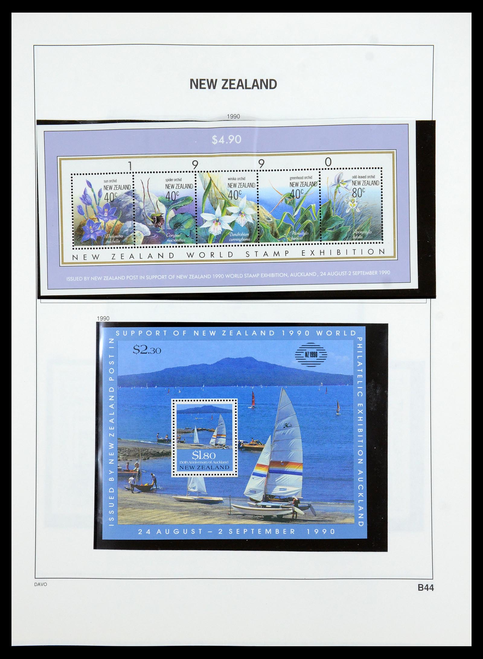 36404 170 - Postzegelverzameling 36404 Nieuw Zeeland 1873-2000.