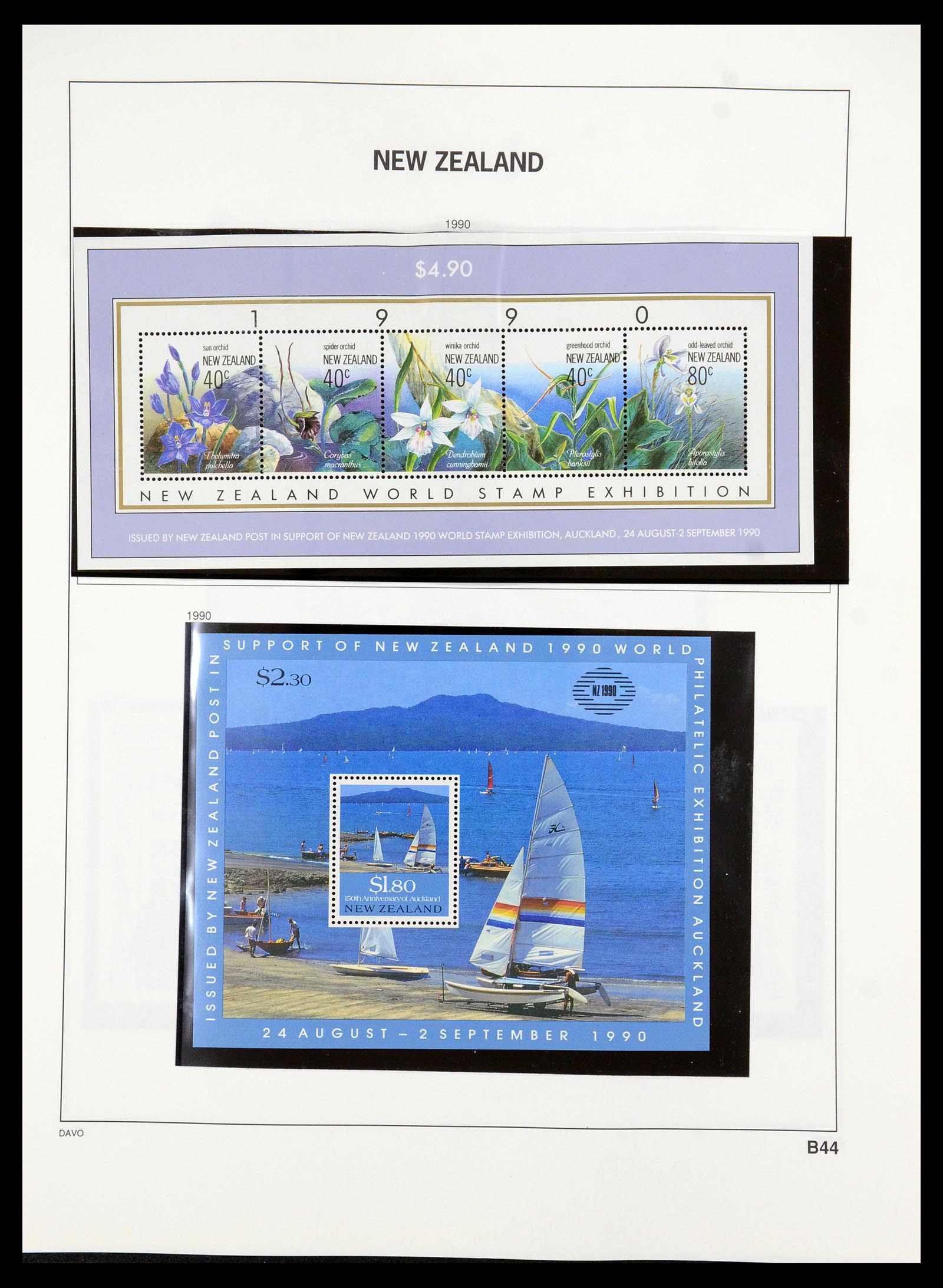 36404 171 - Postzegelverzameling 36404 Nieuw Zeeland 1873-2000.