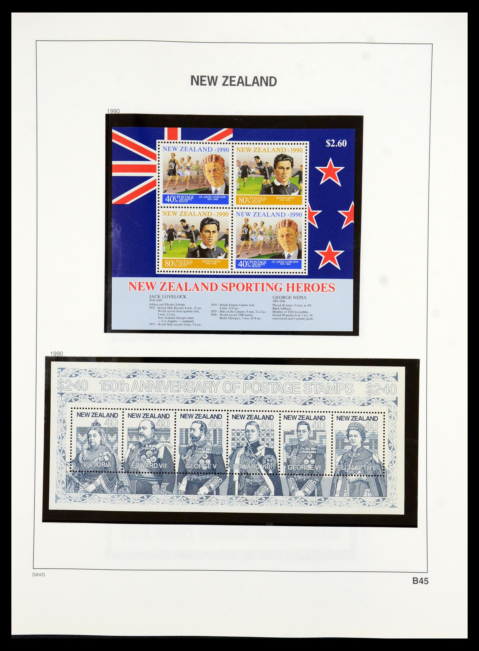 36404 172 - Postzegelverzameling 36404 Nieuw Zeeland 1873-2000.