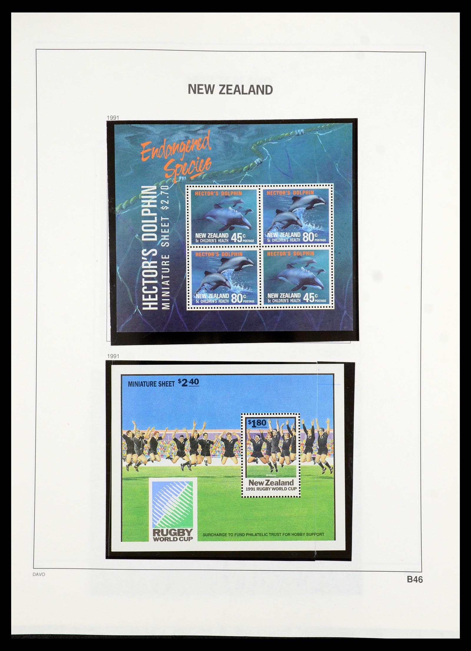 36404 173 - Postzegelverzameling 36404 Nieuw Zeeland 1873-2000.