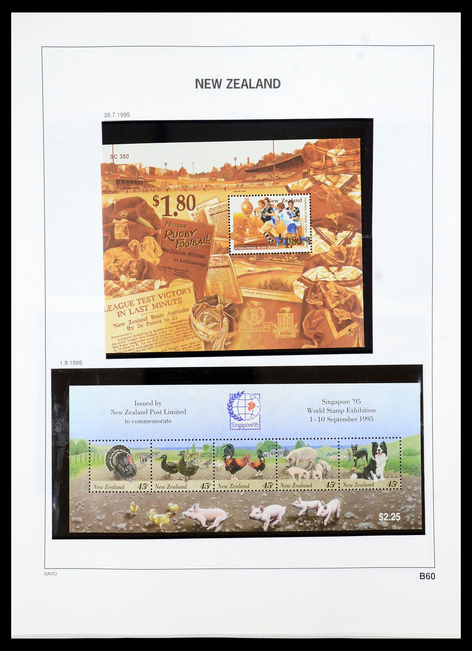 36404 182 - Postzegelverzameling 36404 Nieuw Zeeland 1873-2000.