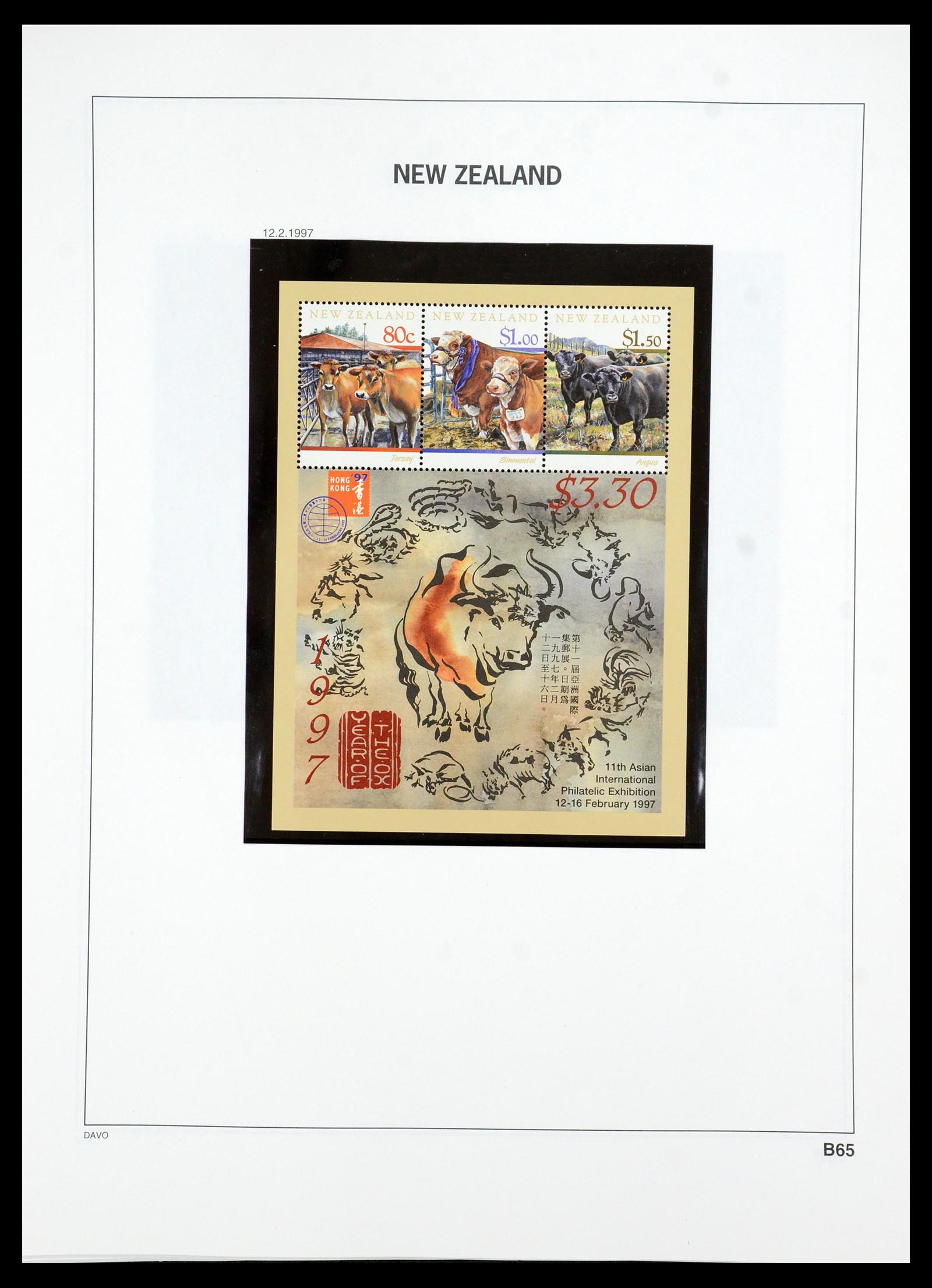 36404 186 - Postzegelverzameling 36404 Nieuw Zeeland 1873-2000.