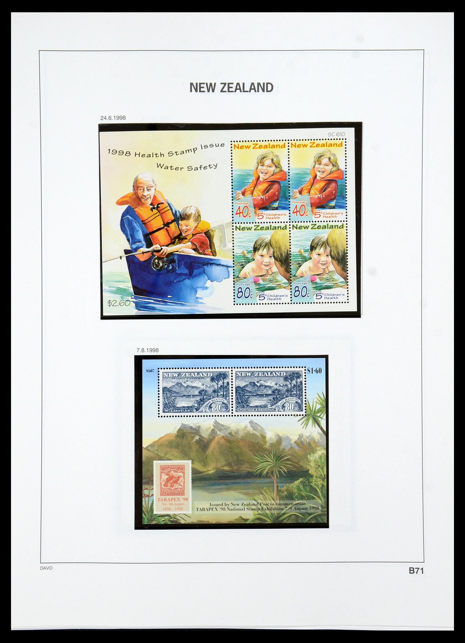36404 189 - Postzegelverzameling 36404 Nieuw Zeeland 1873-2000.