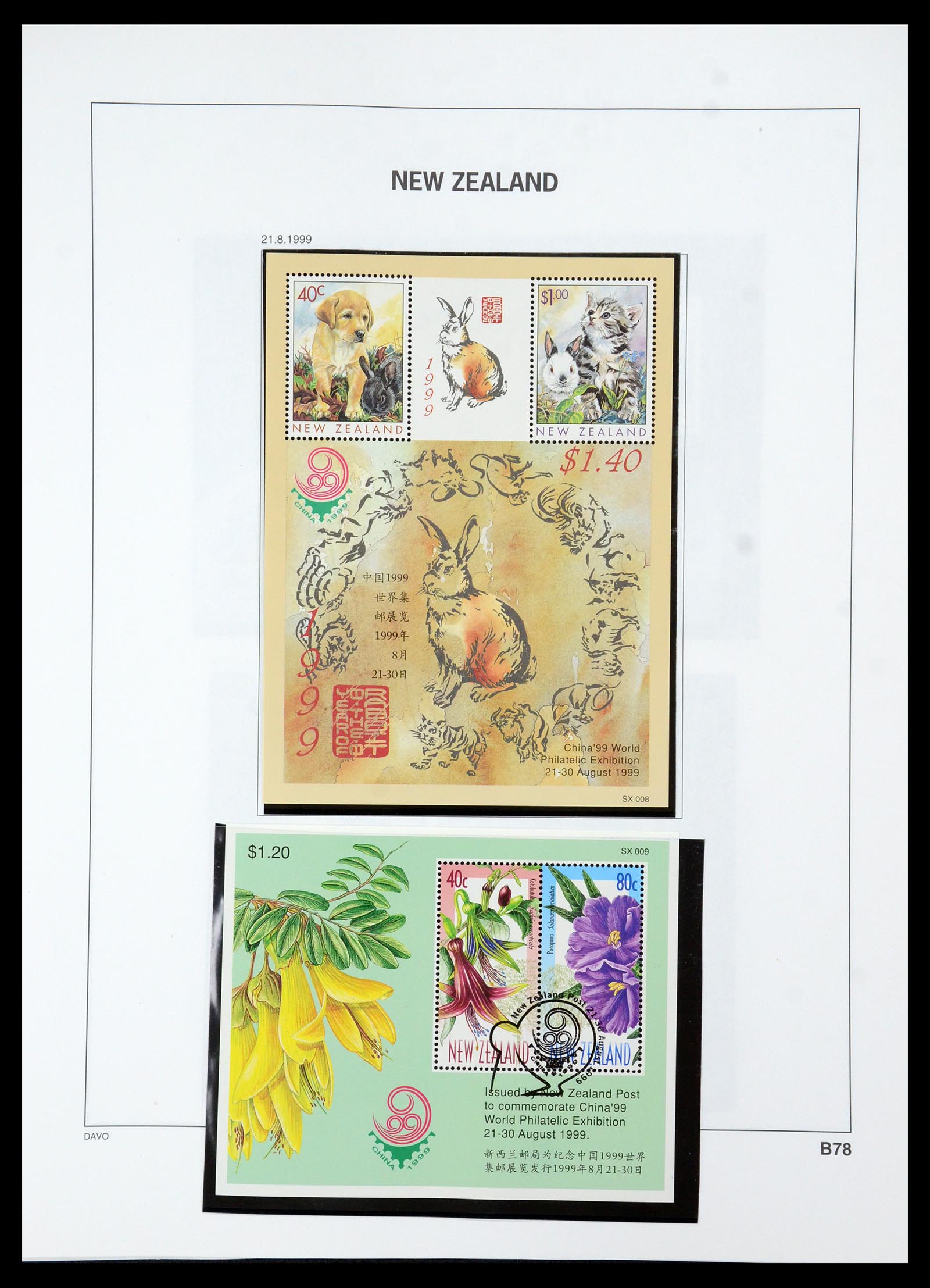 36404 196 - Postzegelverzameling 36404 Nieuw Zeeland 1873-2000.