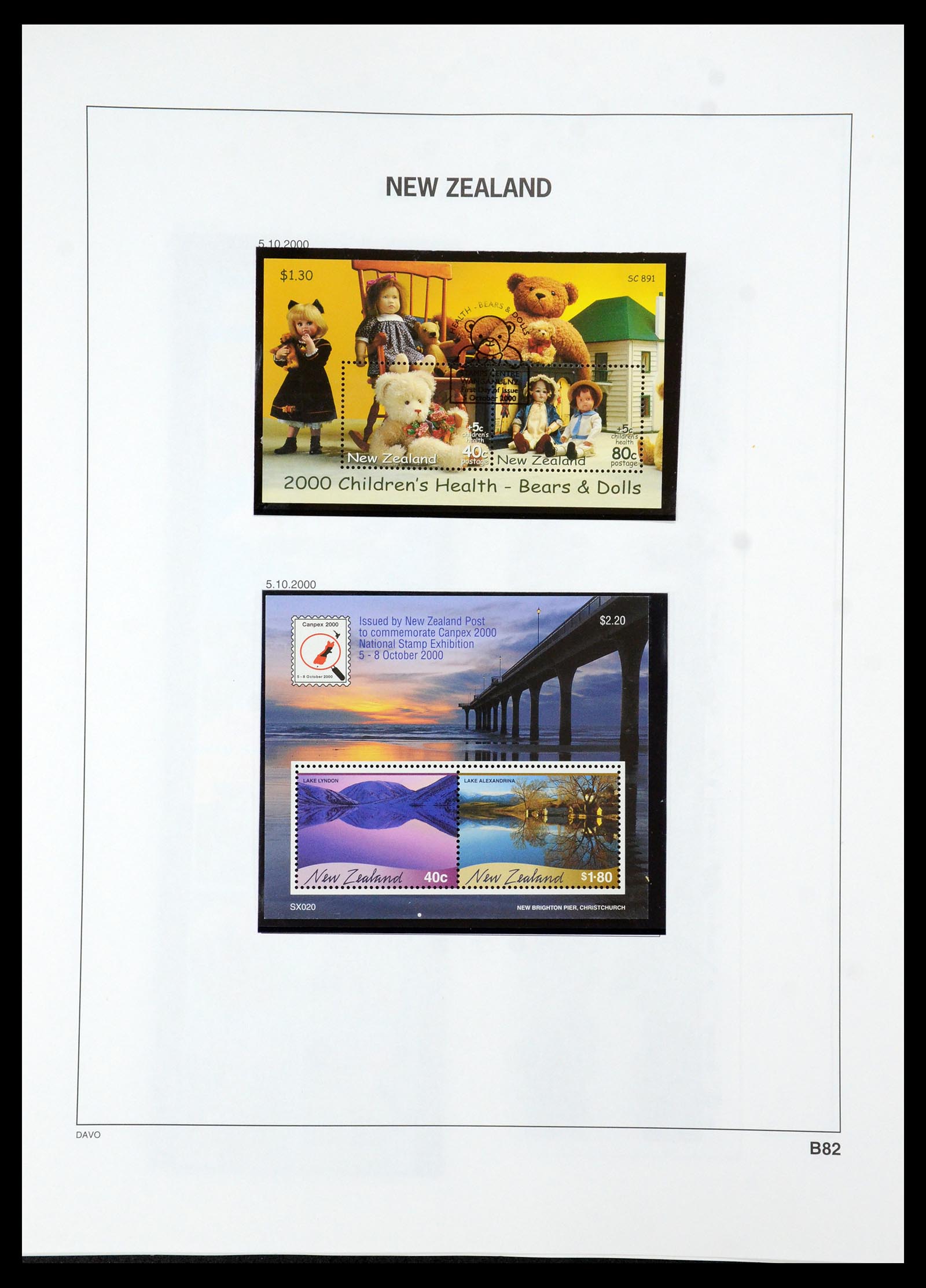 36404 199 - Postzegelverzameling 36404 Nieuw Zeeland 1873-2000.