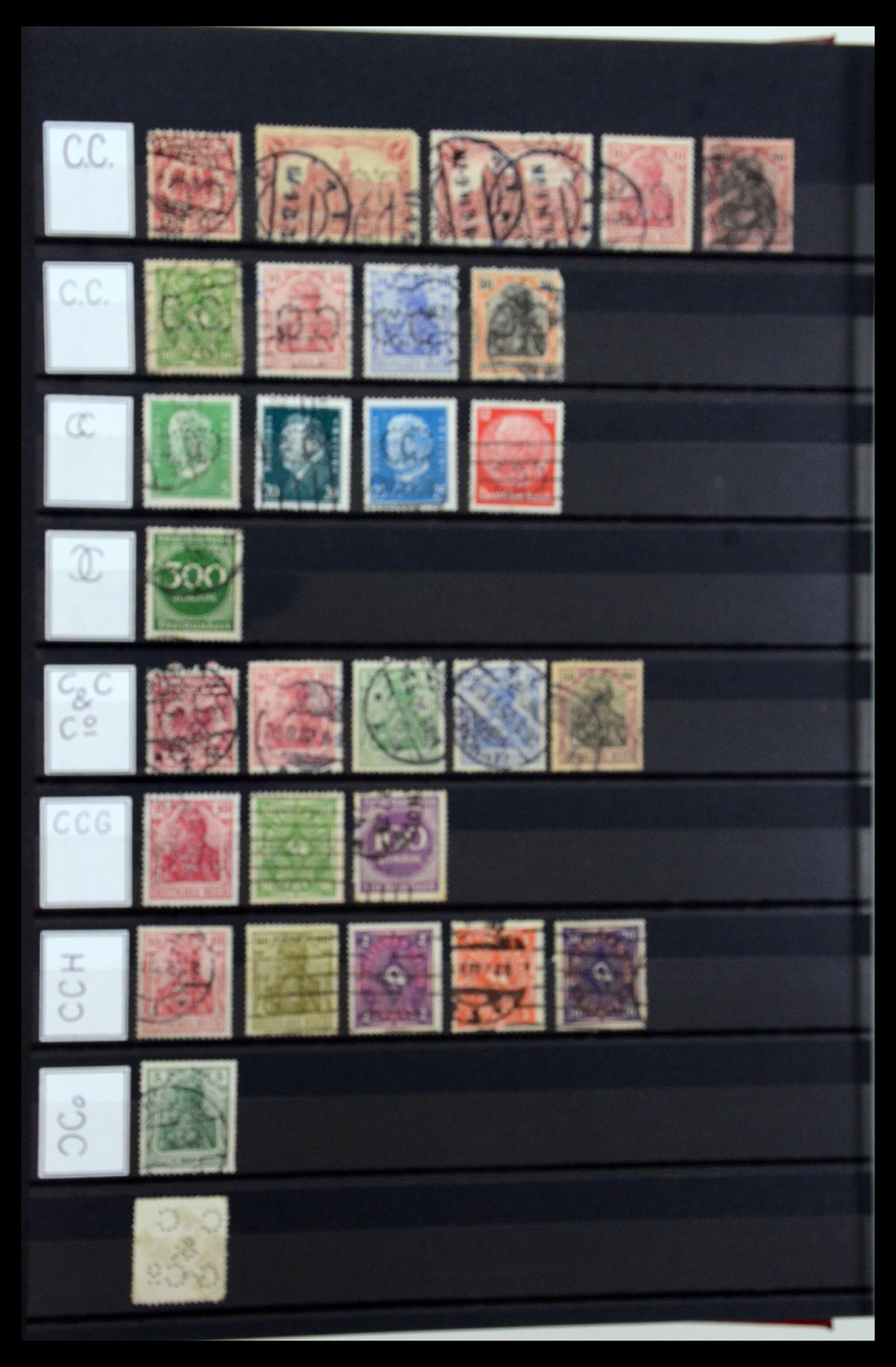36405 064 - Stamp collection 36405 German Reich perfins 1880-1945.