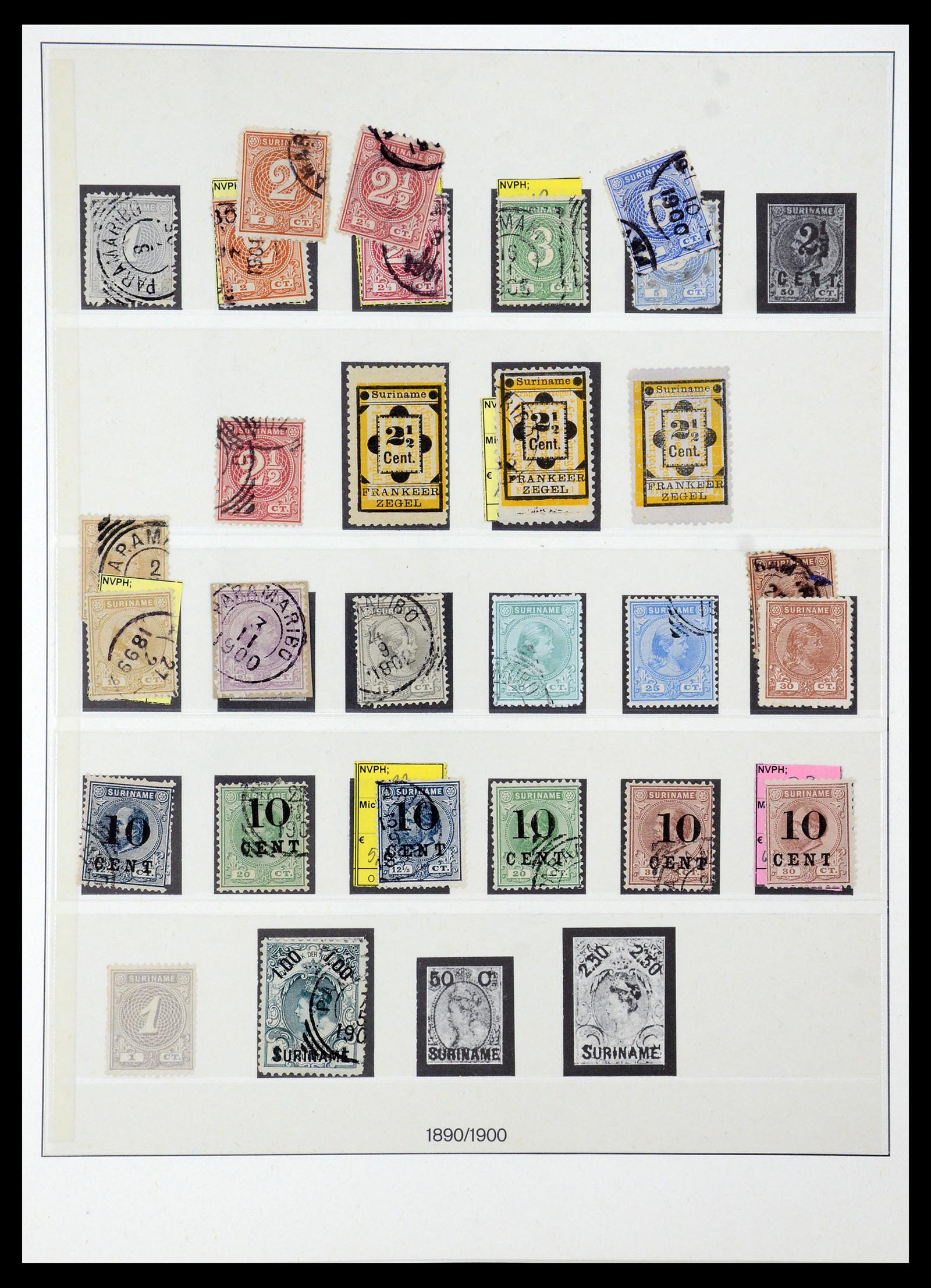 36406 002 - Postzegelverzameling 36406 Suriname 1873-1975.