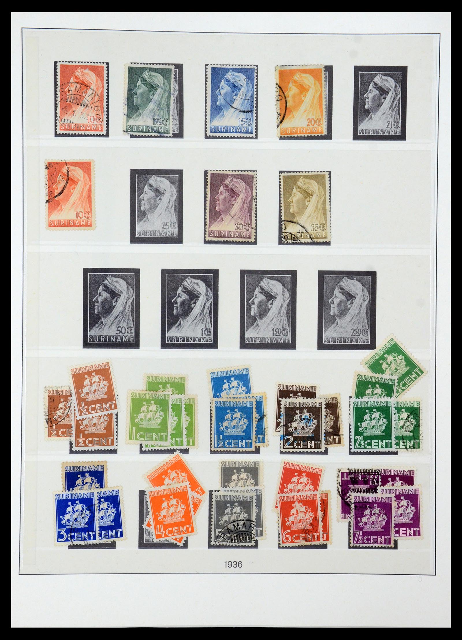 36406 014 - Postzegelverzameling 36406 Suriname 1873-1975.